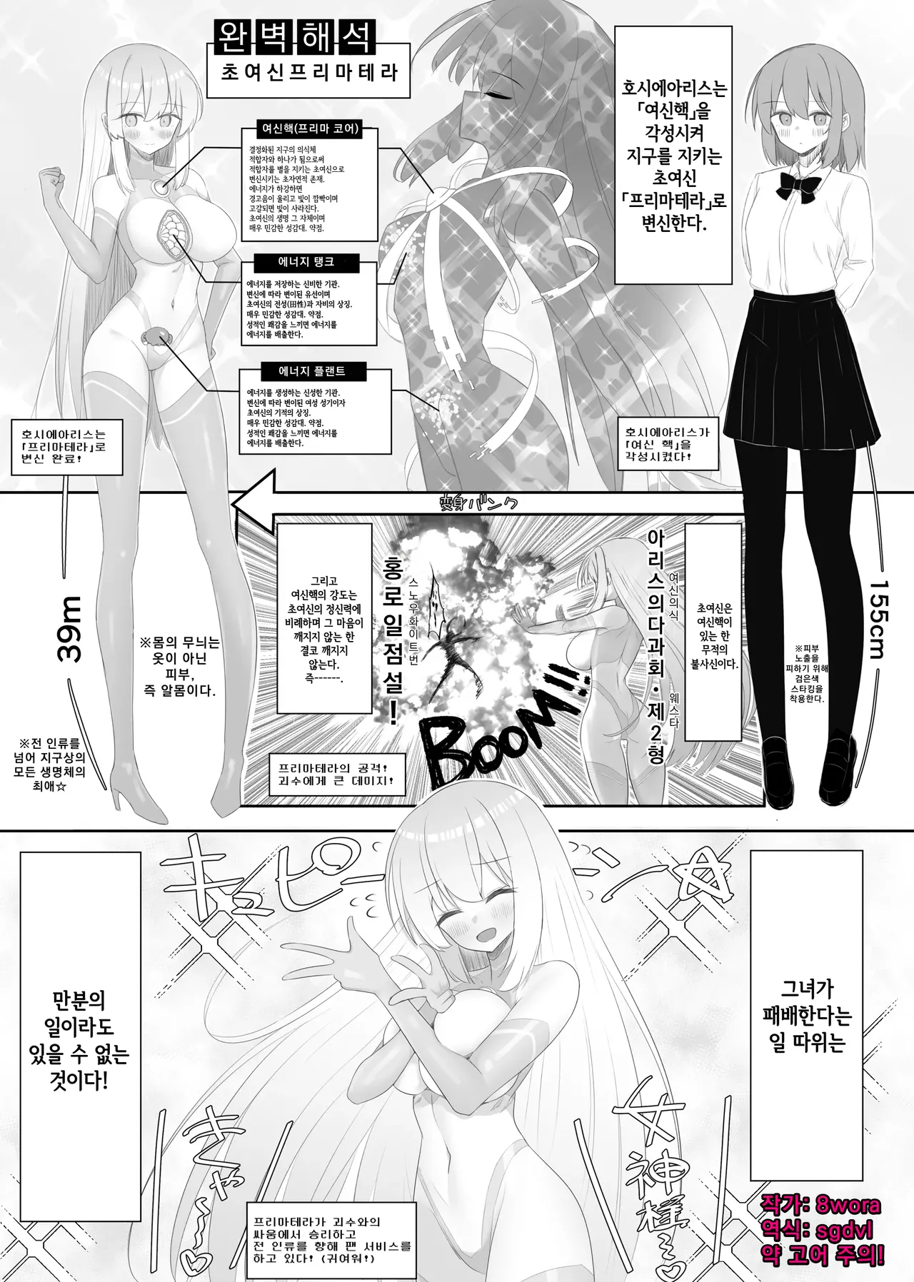 Super Goddess VS Space Superhuman | 초여신 VS 우주 초인 page 1 full
