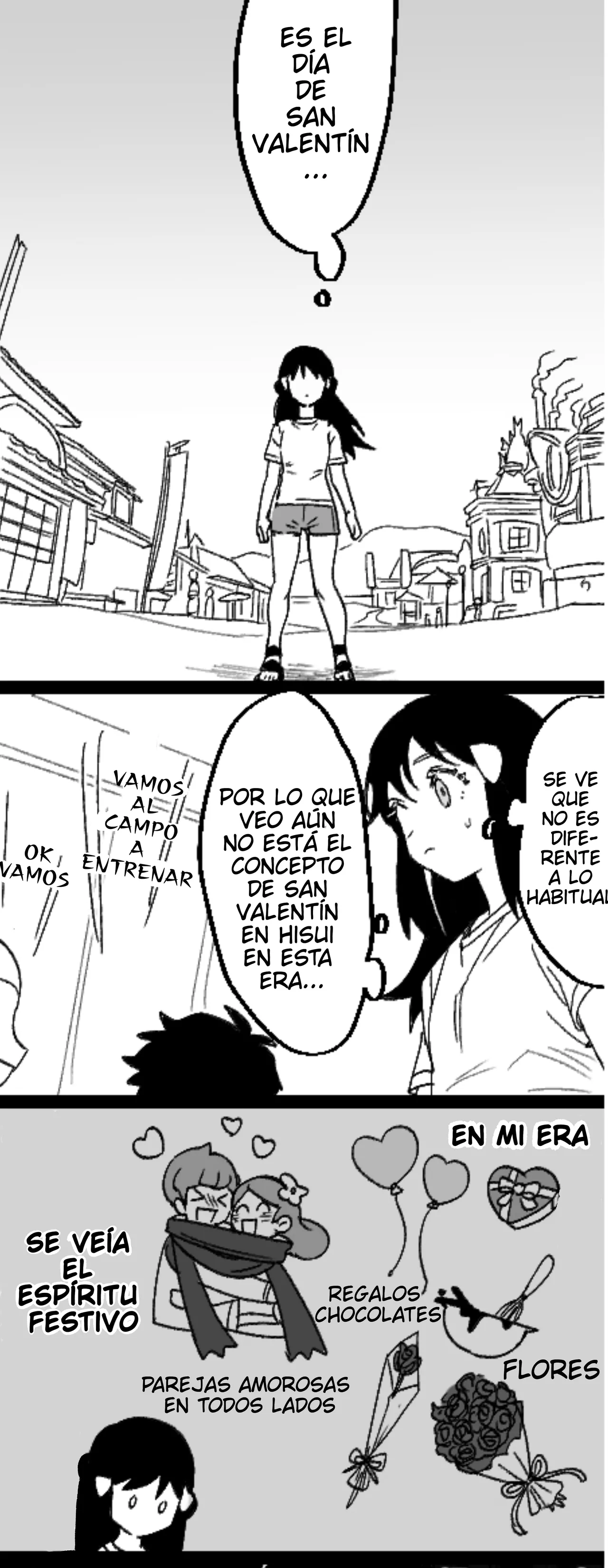 Comics cortos Volokari- Pokemon LEGENDS Arceus- Volo x Akari  2 page 2 full