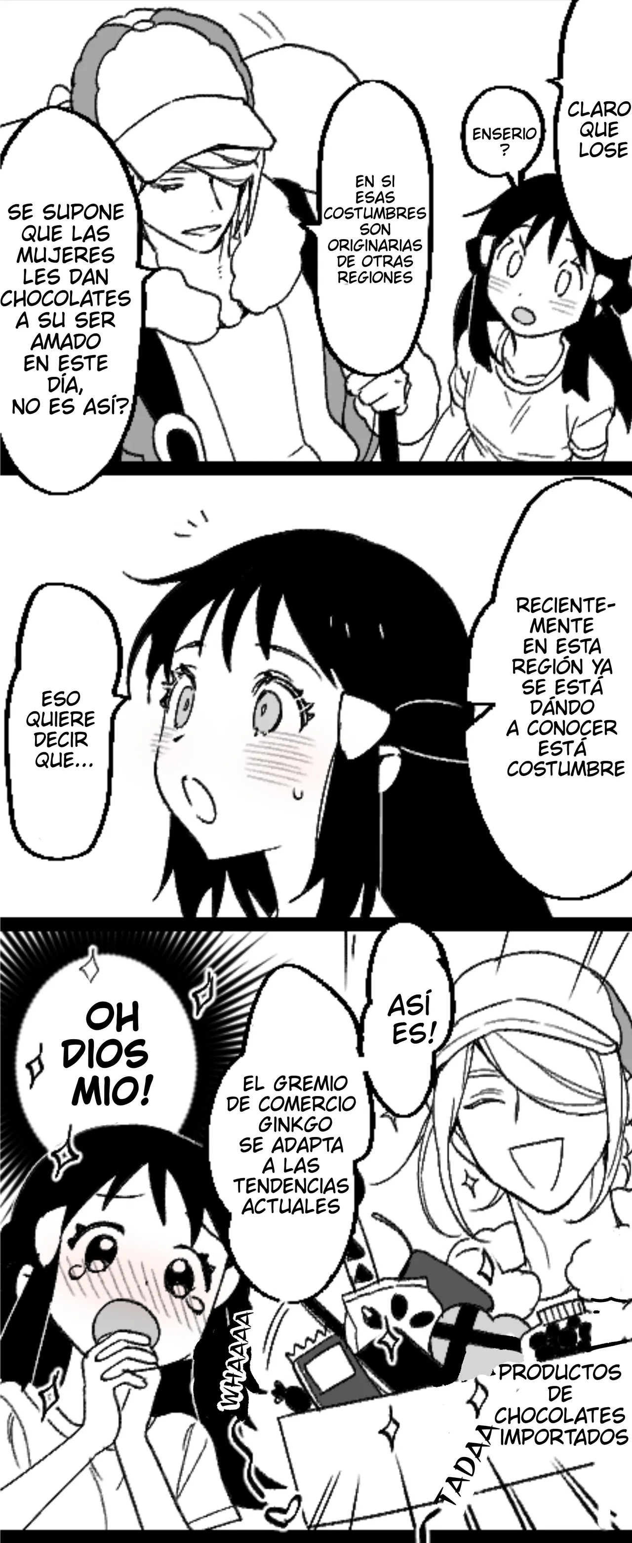 Comics cortos Volokari- Pokemon LEGENDS Arceus- Volo x Akari  2 page 4 full