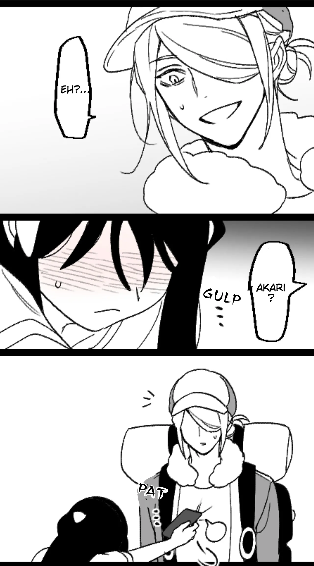 Comics cortos Volokari- Pokemon LEGENDS Arceus- Volo x Akari  2 page 9 full