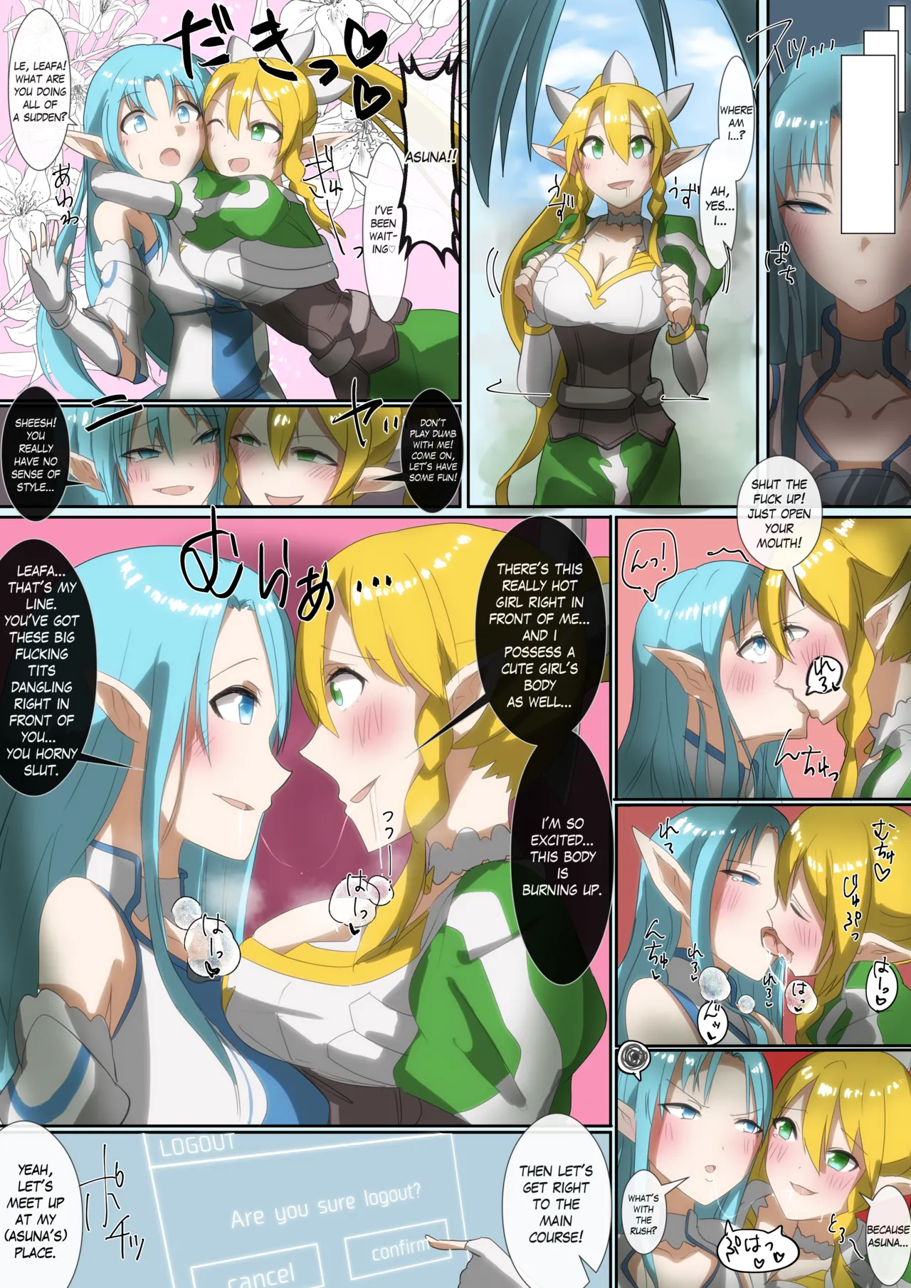 SAO Asuna &amp; Leafa Body Jack page 6 full