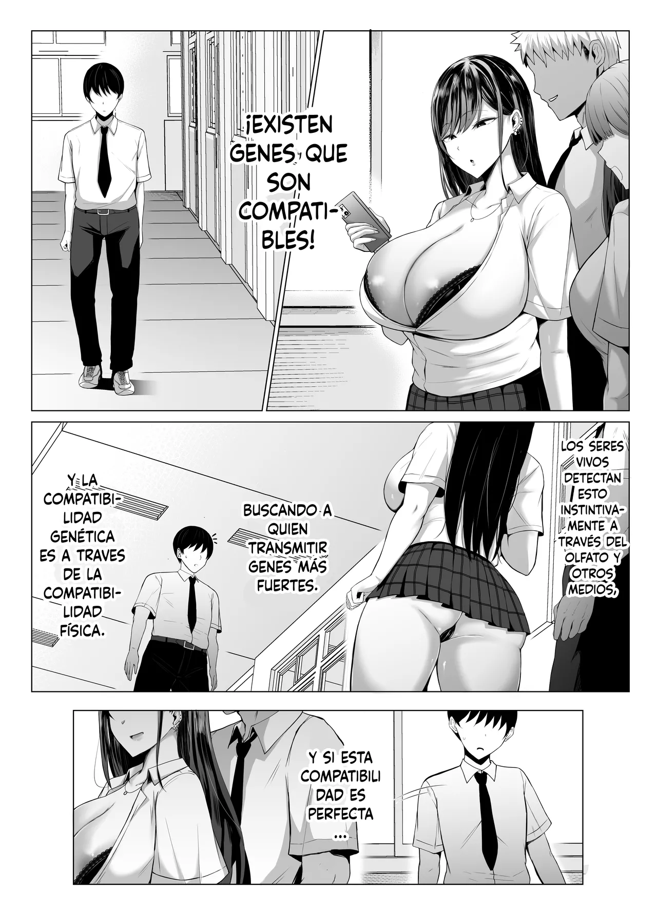Gal to Otaku no Idenshi Aishou Batsugun H｜Compatibilidad Sexual Entre una Gyaru y un Otaku page 2 full