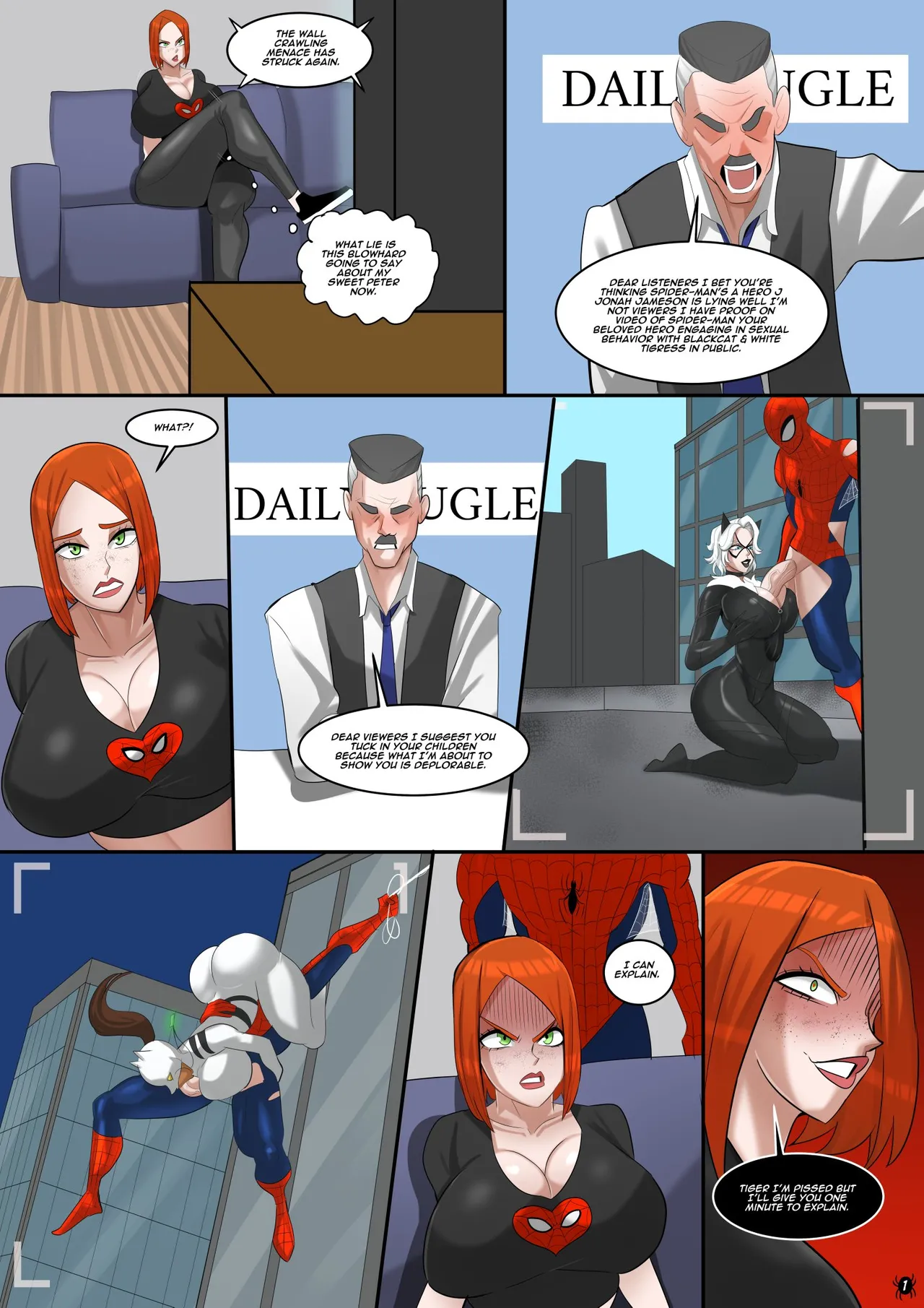 Spider-Man: Birth of the Redtigress page 2 full