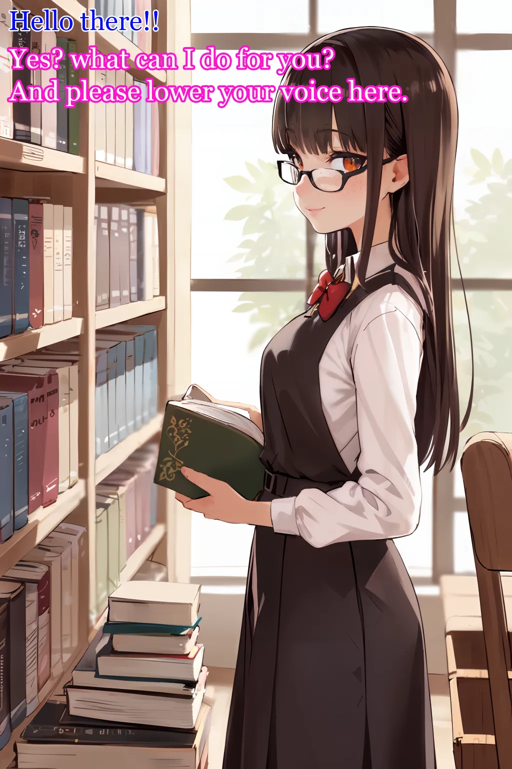 Library Girl Electrocution page 3 full