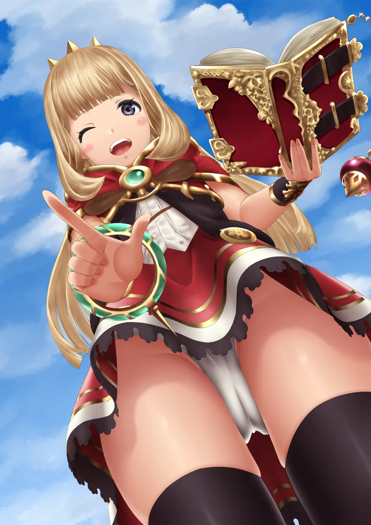 下から見るカリオストロの反応高画質セリフなしver page 3 full