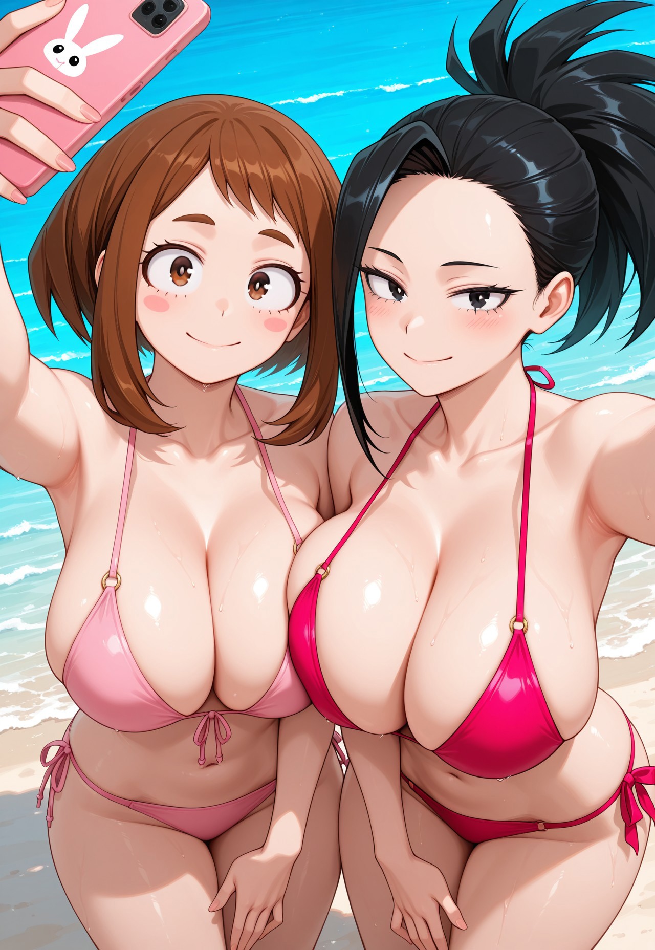 Momo Yaoyorozu X Uraraka Ochako page 1 full