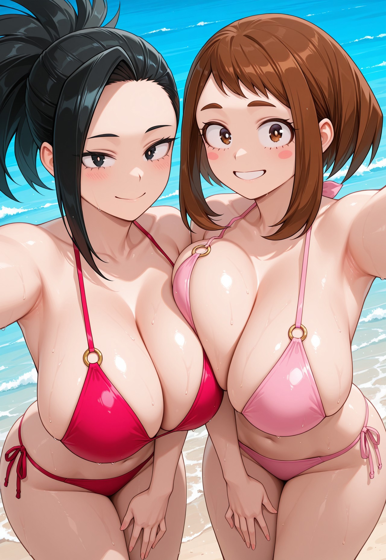 Momo Yaoyorozu X Uraraka Ochako page 3 full