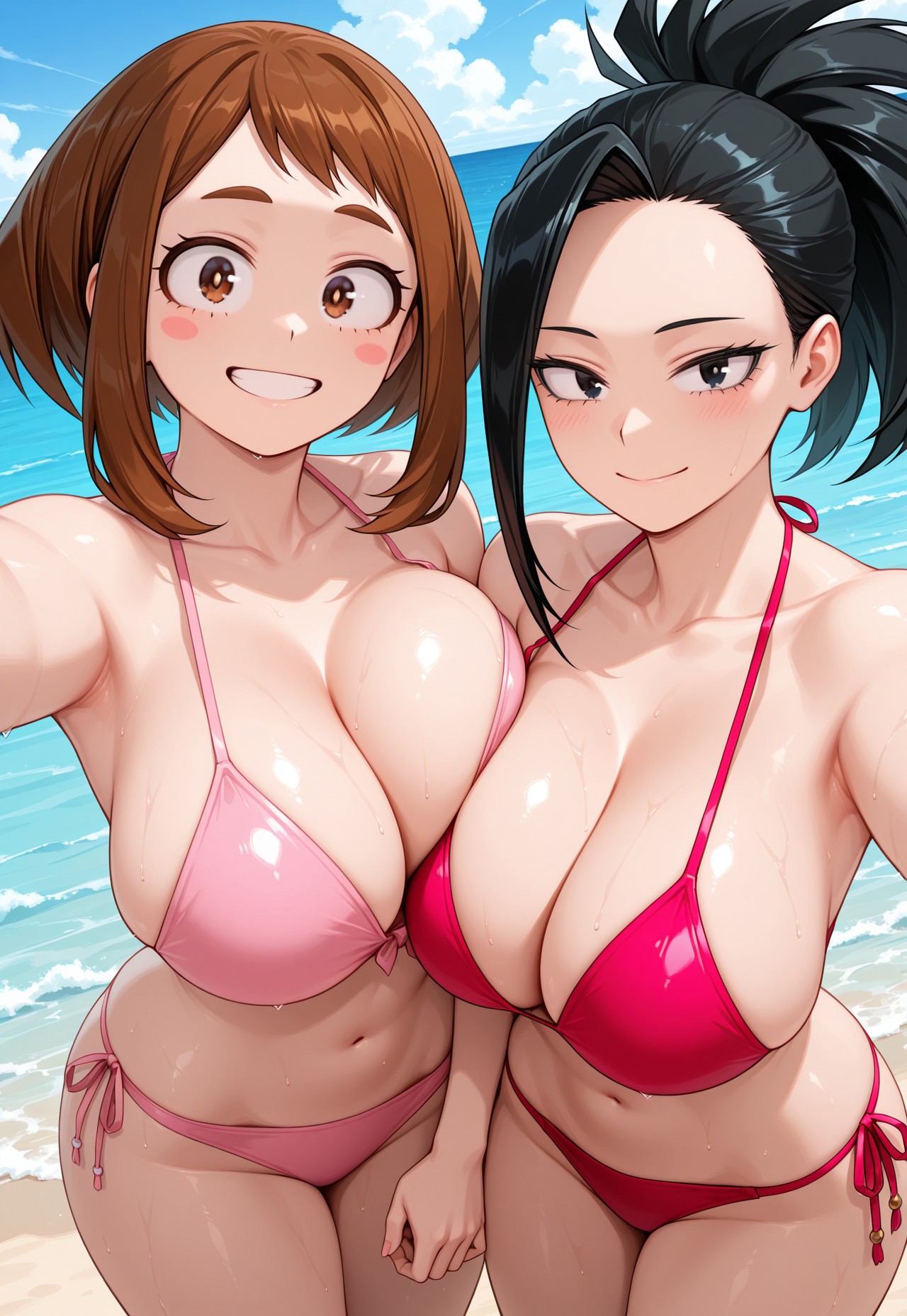 Momo Yaoyorozu X Uraraka Ochako page 7 full