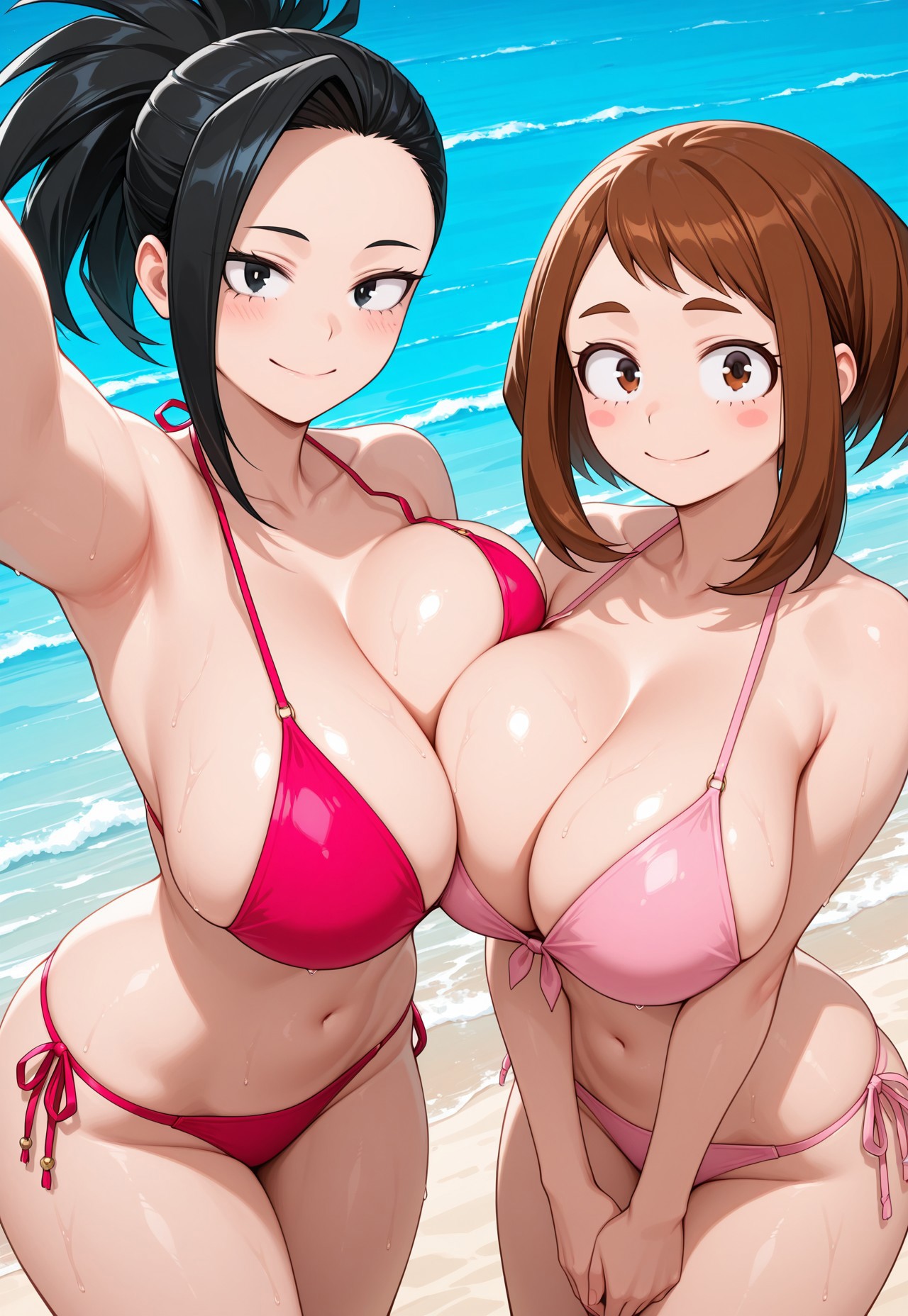 Momo Yaoyorozu X Uraraka Ochako page 8 full
