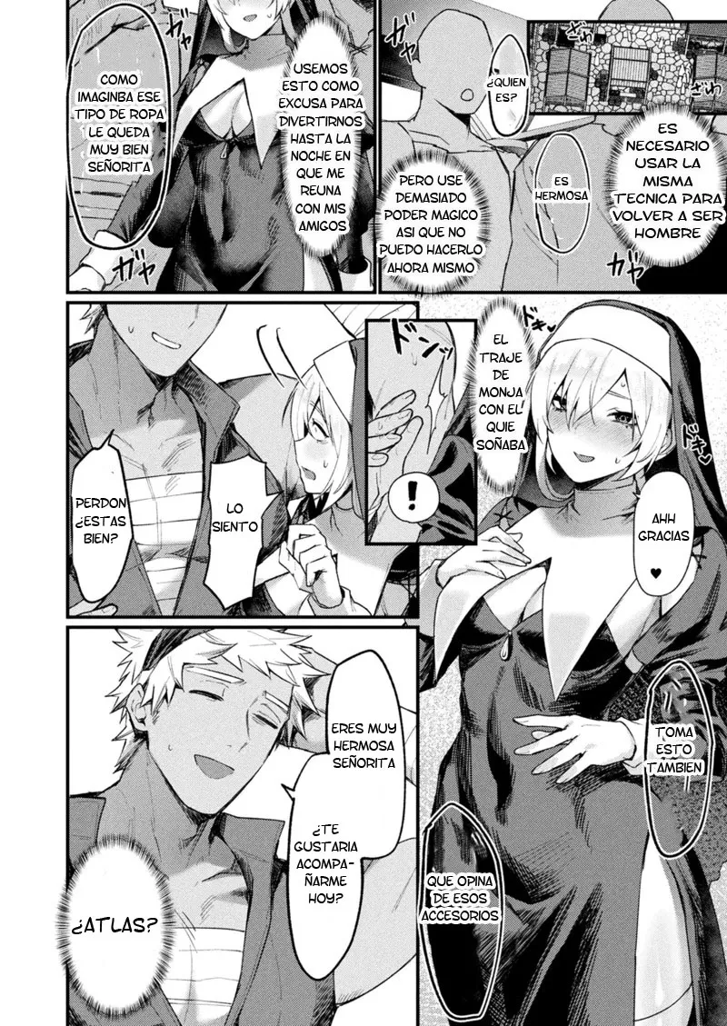 異形・女体化伝一僧侶一|异形·女体化传—僧侶 | Monje page 8 full