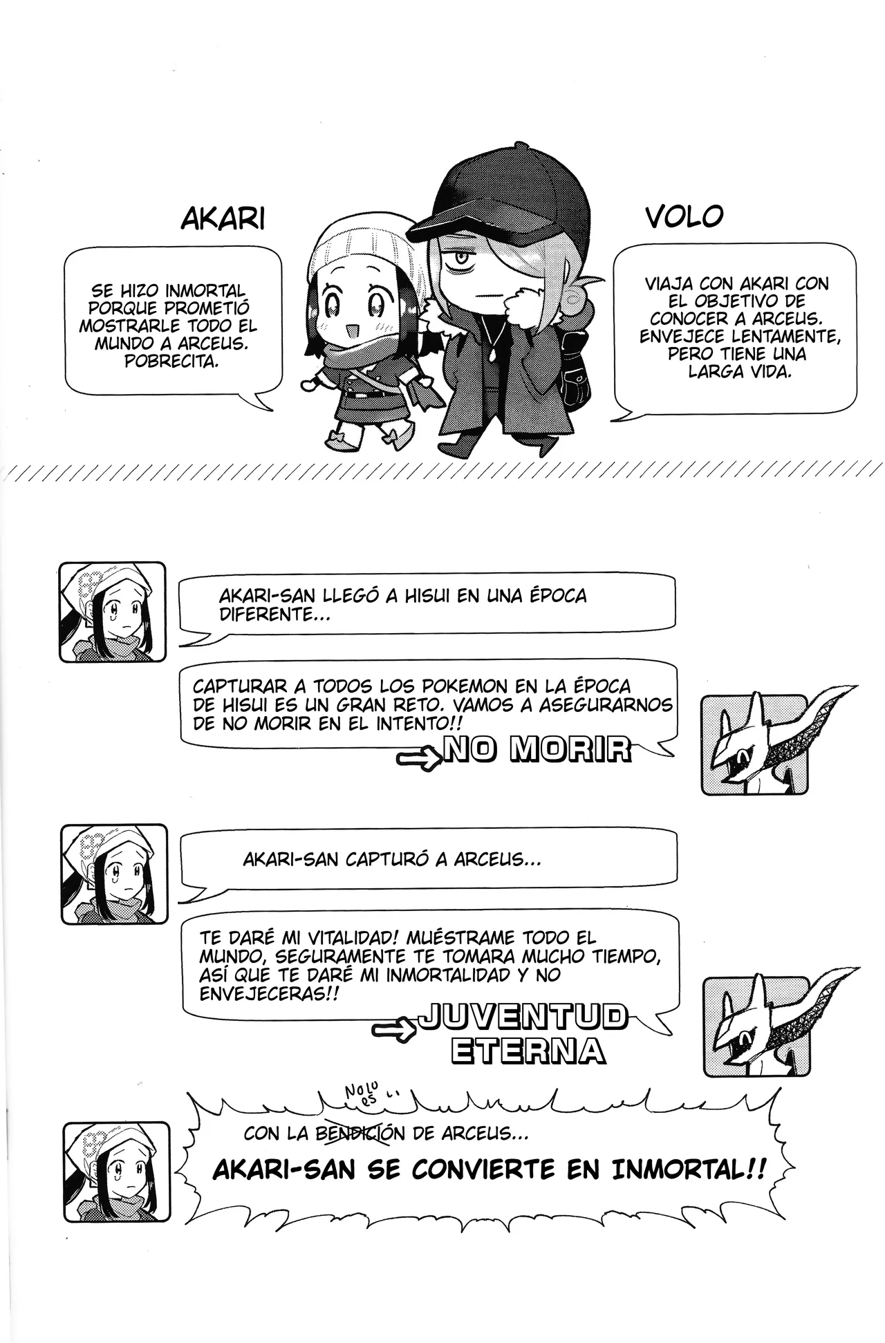 Viajando por el Mundo- Pokemon LEGENDS Arceus dj- Volo x Akari page 2 full