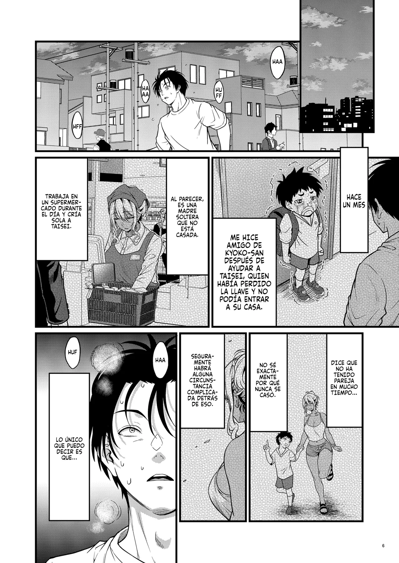 Yojouhan Ikken Apart de Komochi Dosukebe Rinjin to Asedaku Noukou na Otsukiai  | Un apasionado romance con milujuriosa vecina que es madre soltera en un pequeño apartamento de una sola habitación. page 8 full