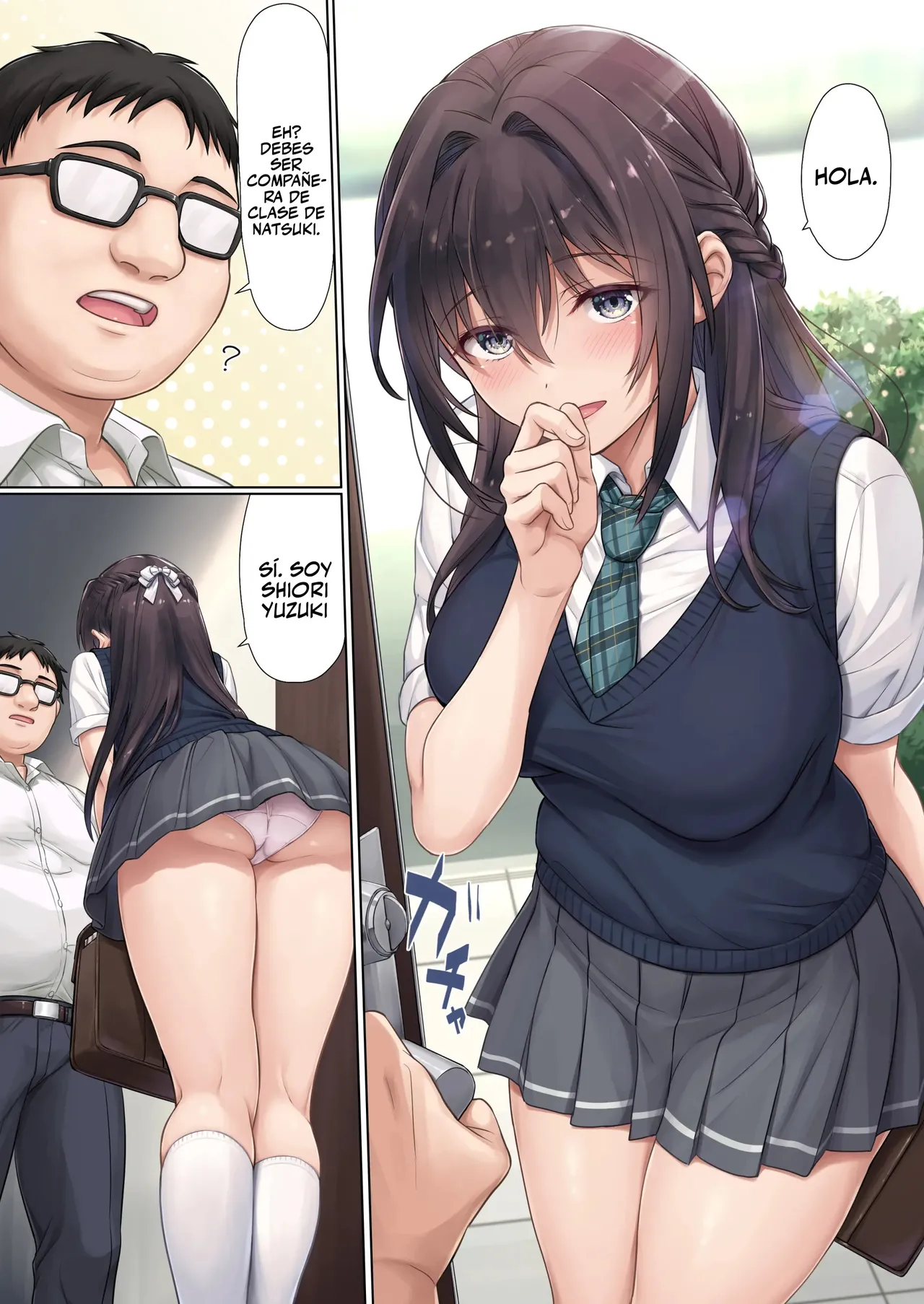 Musume no Class no Iinchou wa Papa ga Hoshii Rashii｜La Presidenta de Clase de Mi Hija Quiere un Papá page 9 full