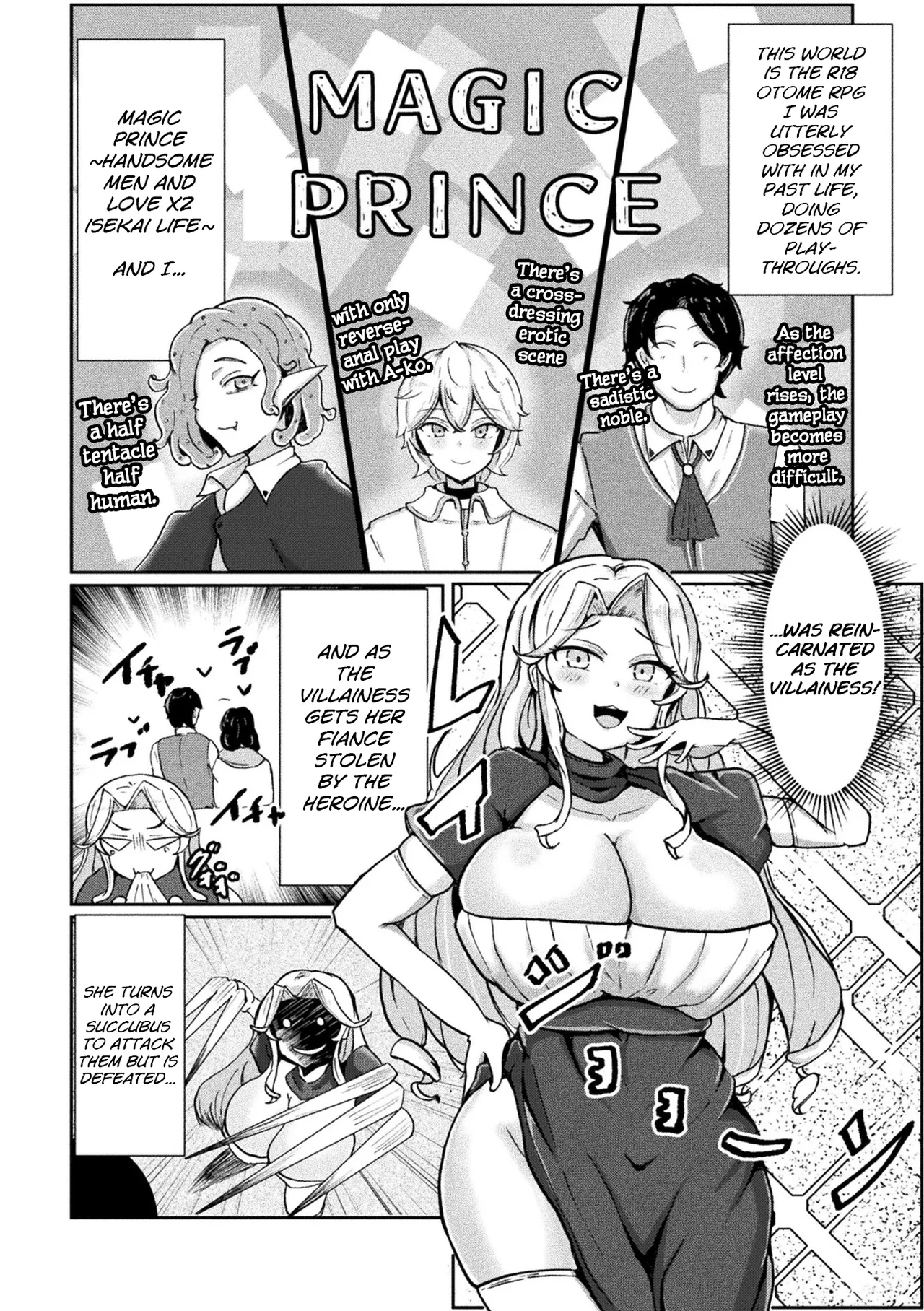 Akuyaku Reijou wa Kouryaku Suru ~Akume Beam Shokei wo Kaihi Seyo~ | Conquering The Villainess ~Avoid The Orgasm Beam Execution~ page 2 full