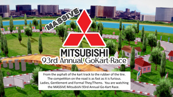 Moruke &amp; Friends: Mitsubishi Go-Karting cover