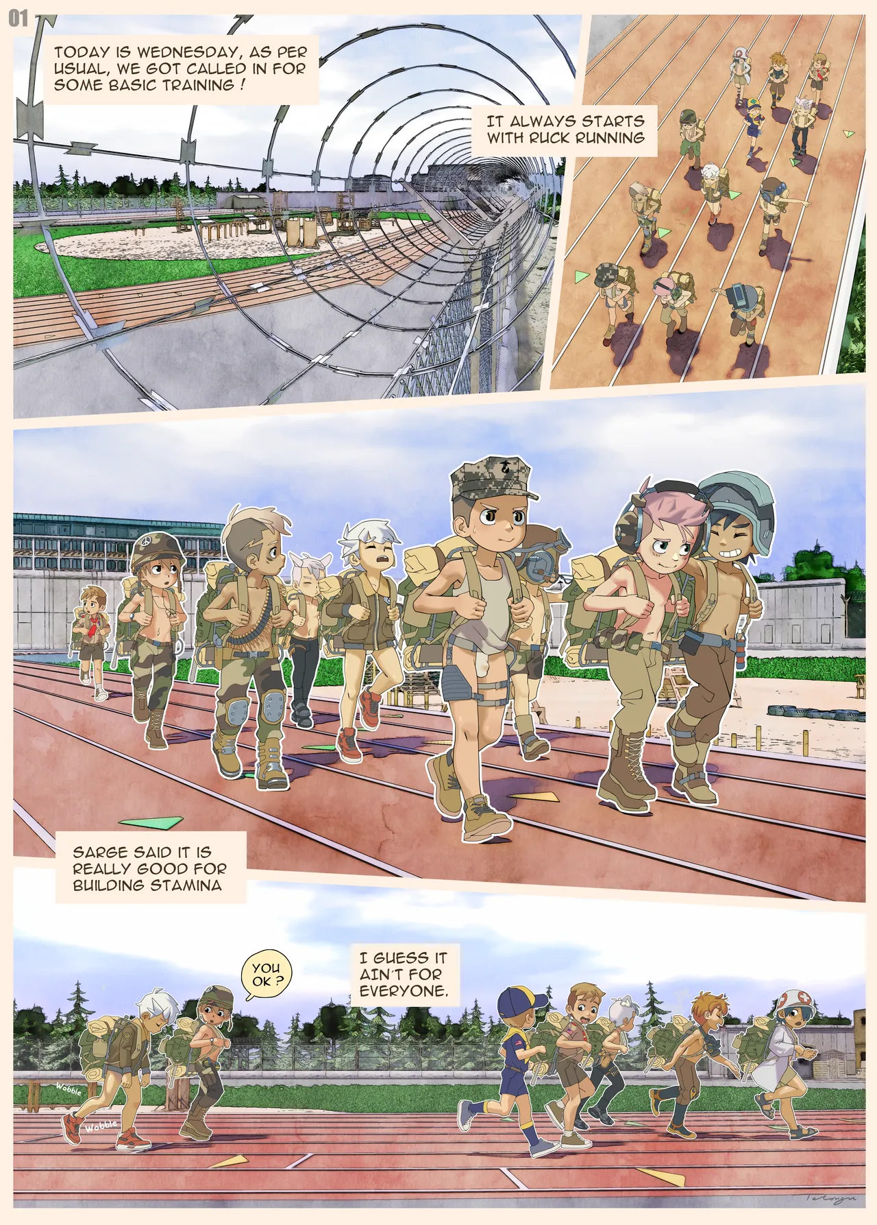 comic special training page 2 full