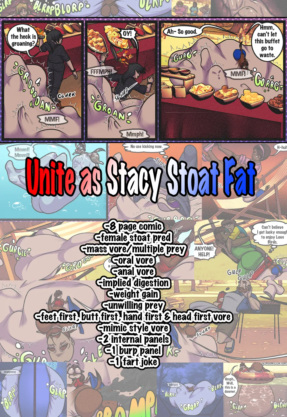 Unite as Stacy Stoat Fat page 1 full