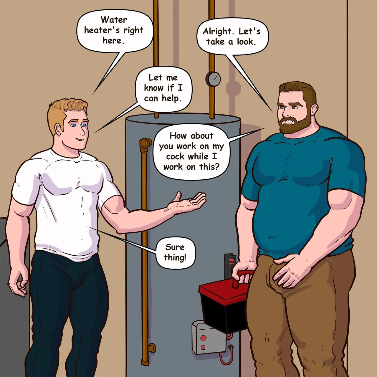 Gabo Artwork Comic 57 - Eric's busy day page 7 full