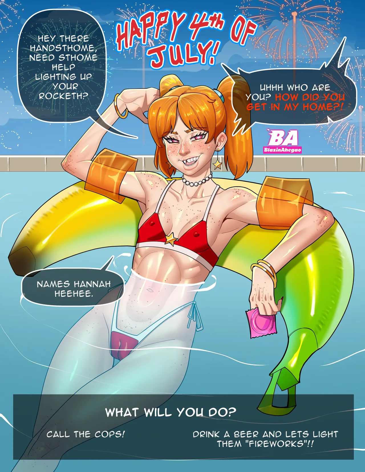 Happy 4th of July: Hannah page 1 full