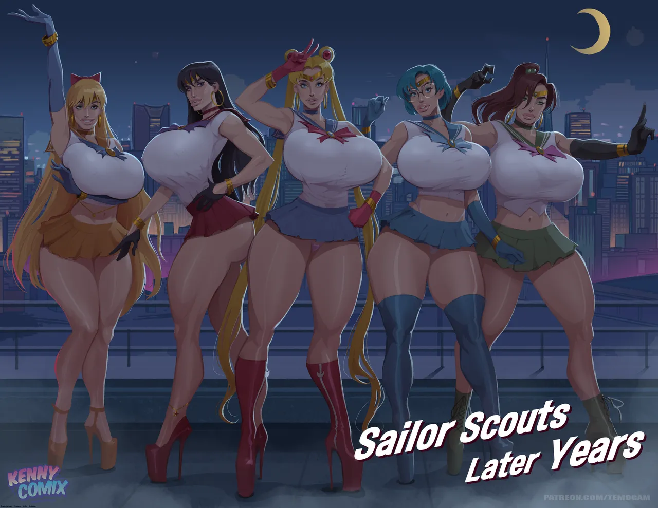 Sailor Scouts: Later Years page 1 full