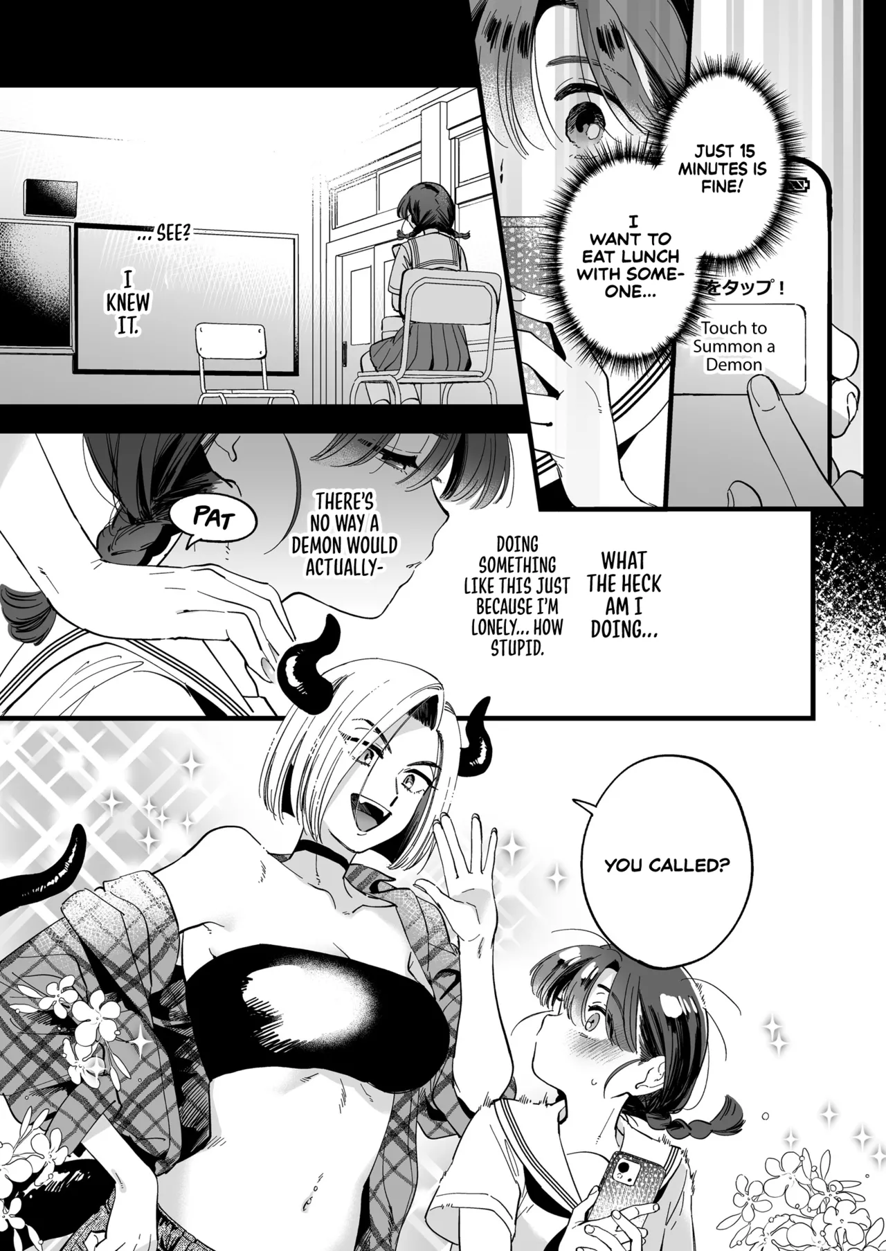 Lunchtime with a Futanari Demon. page 5 full