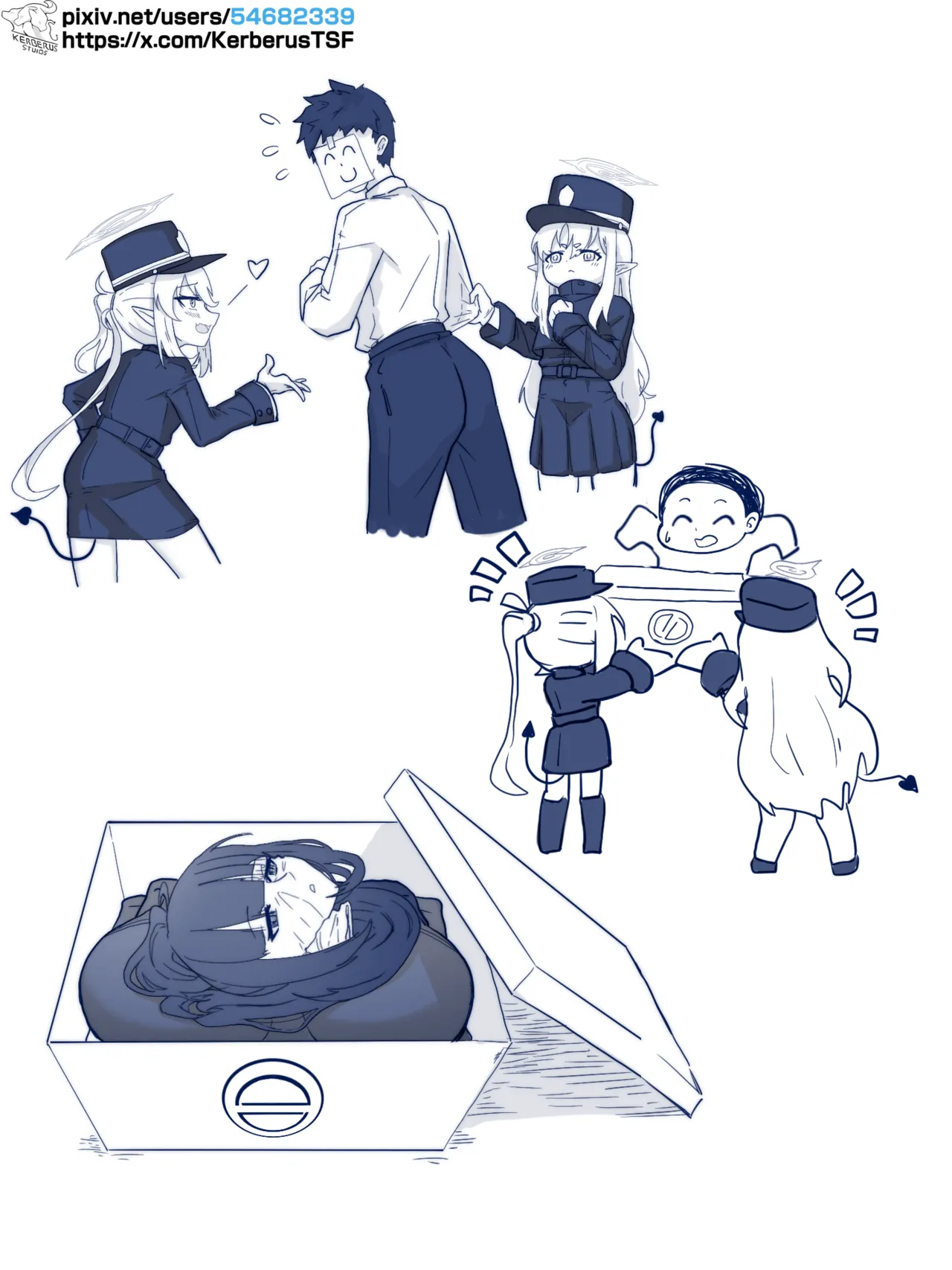 Sensei &amp; 調月リオ page 1 full