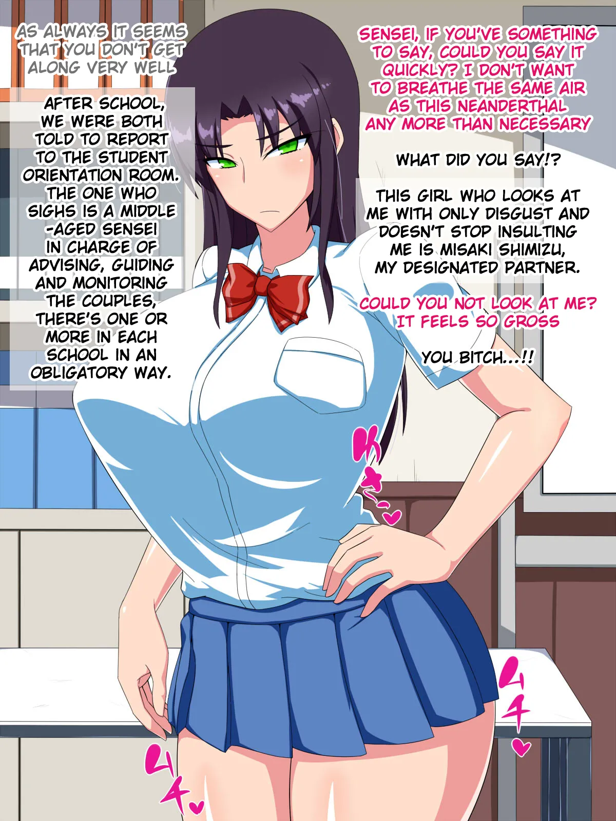 Dosukebe Shoushika Taisaku! ~Kirai na Aitsu to Kyousei Sex!?~ page 3 full