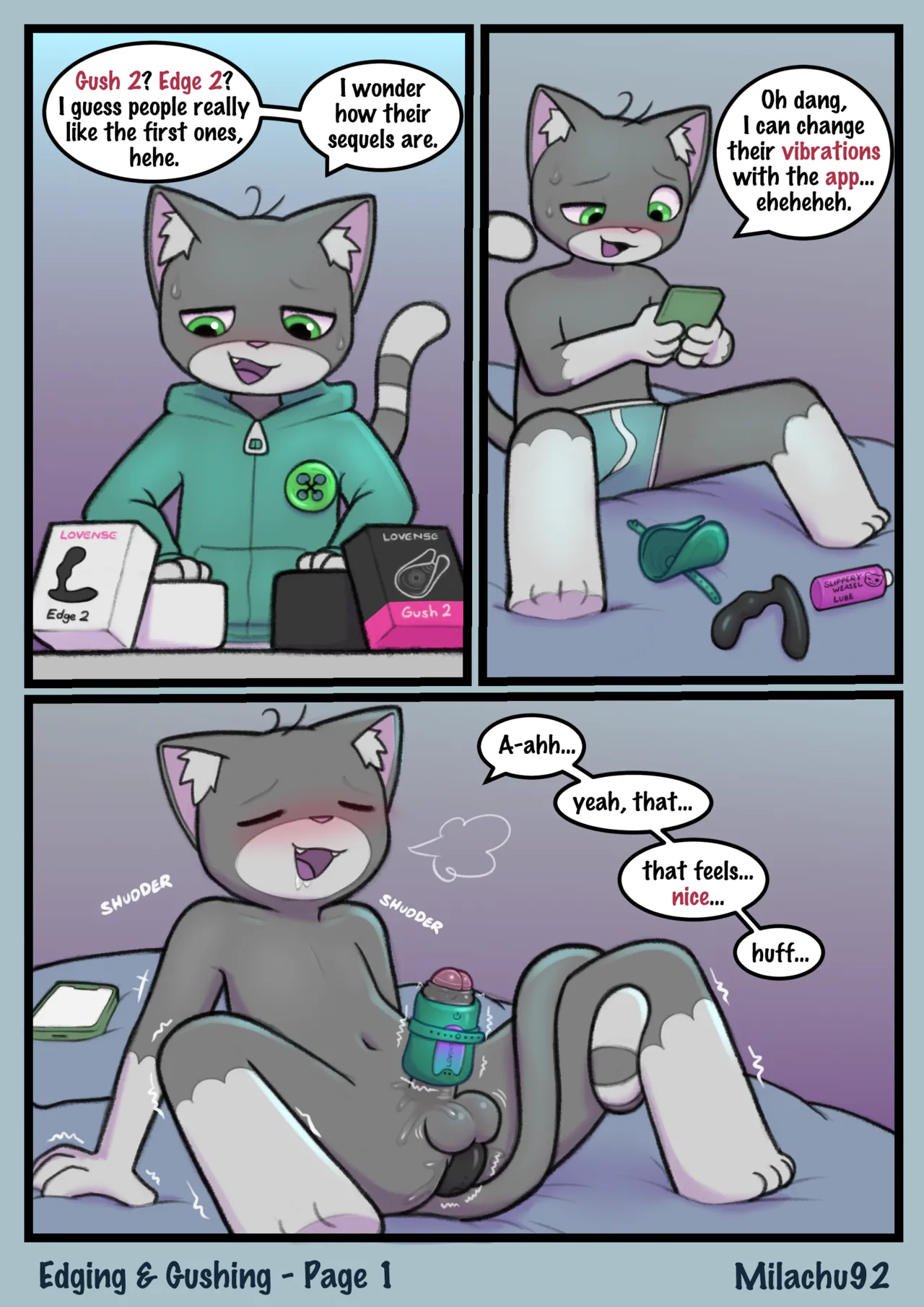 Edging &amp; Gushing page 1 full