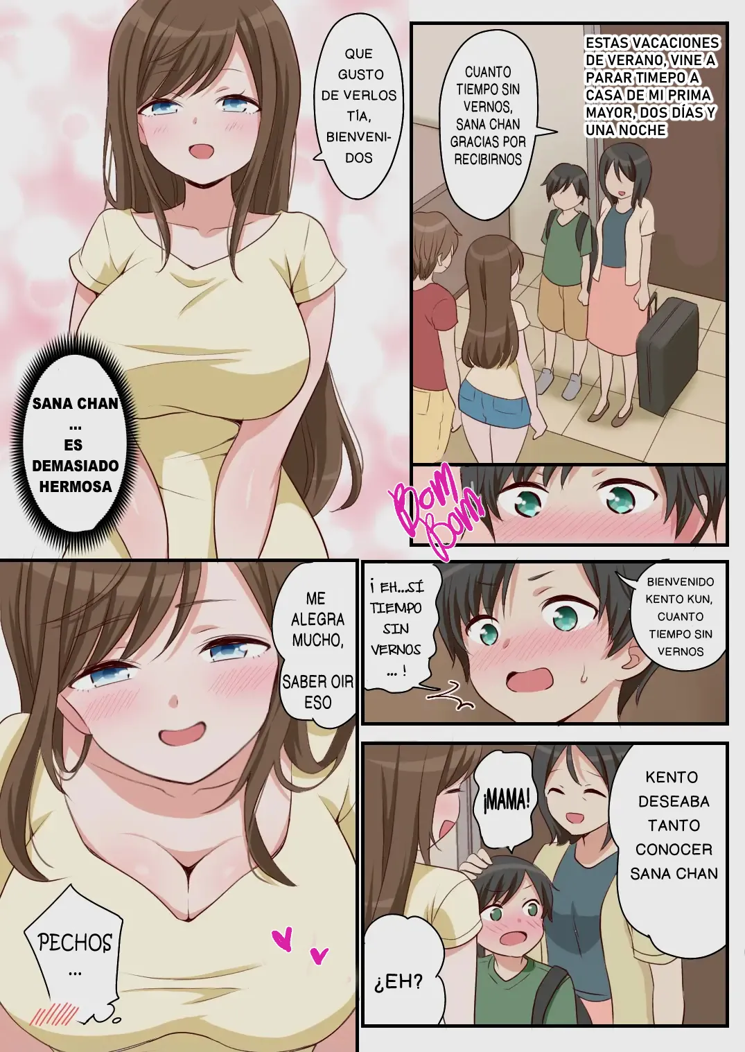 Itoko no Onee-chan ni Ecchi na Massage o Sareru Hanashi｜Relato de una onee-chan que da masajes traviesos page 2 full