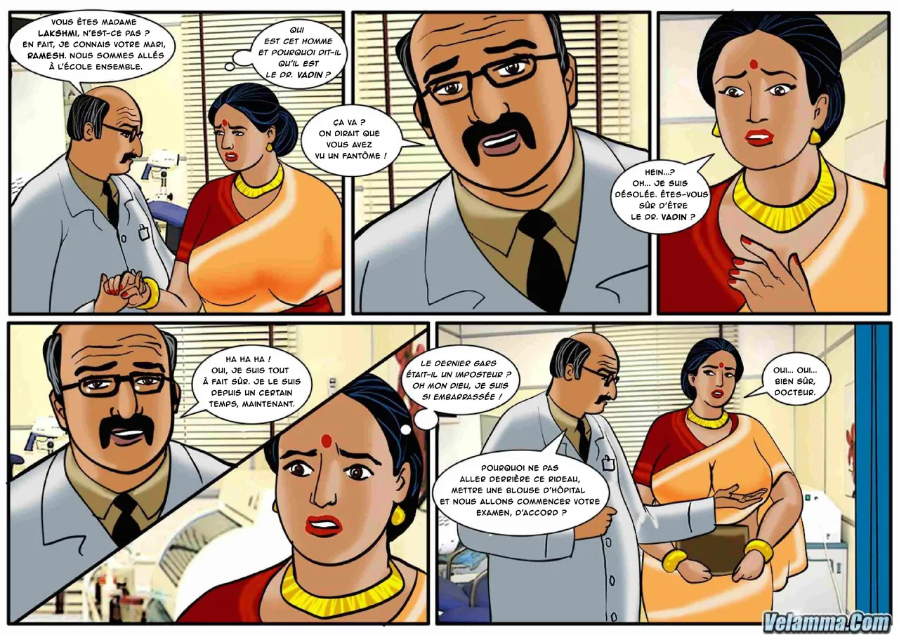 Velamma - 044- Le vrai docteur va vous recevoir maintenant page 4 full