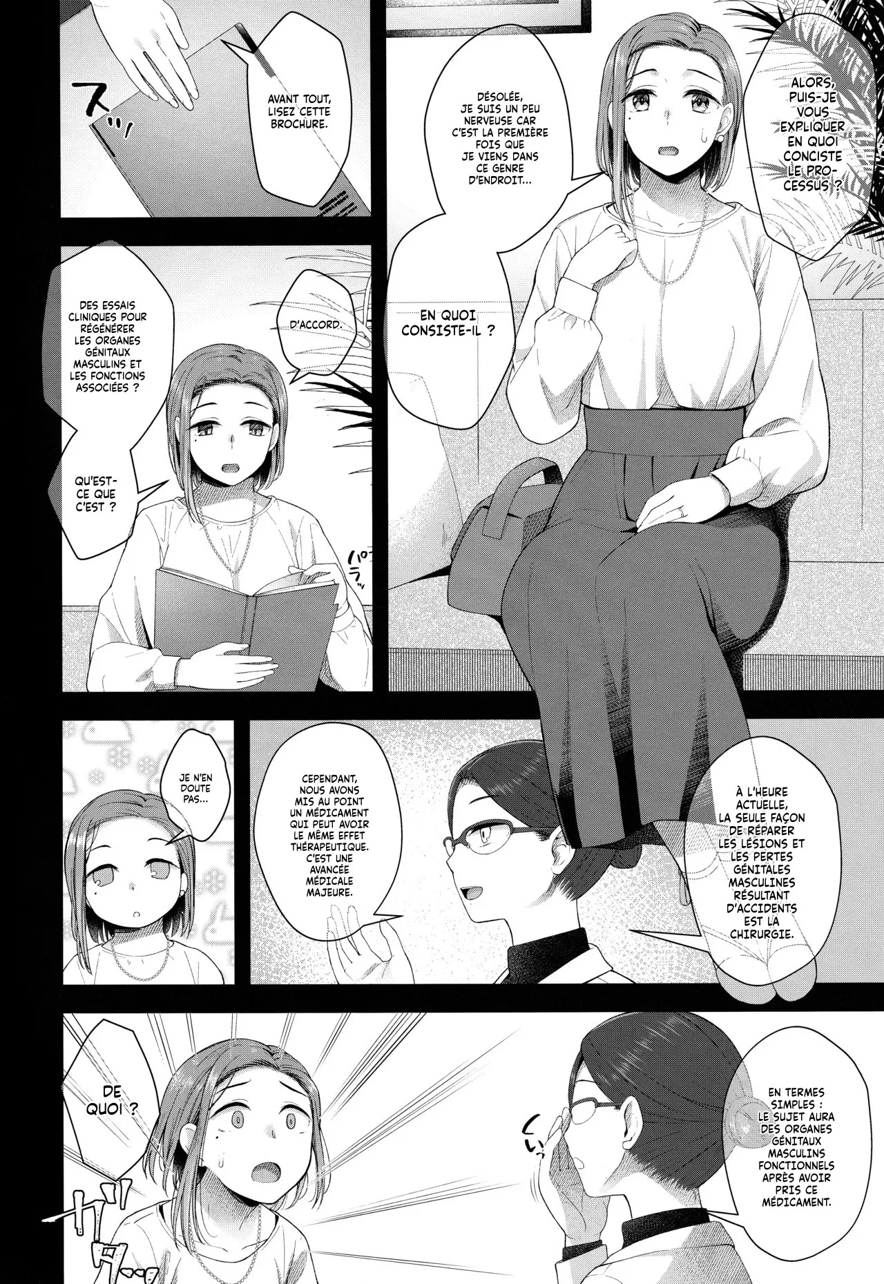 Hiiragi Haruko wa ○○○ o Hayashita | Une Mère au foyer en manque d'argent s'est fait pousser un Pénis page 3 full