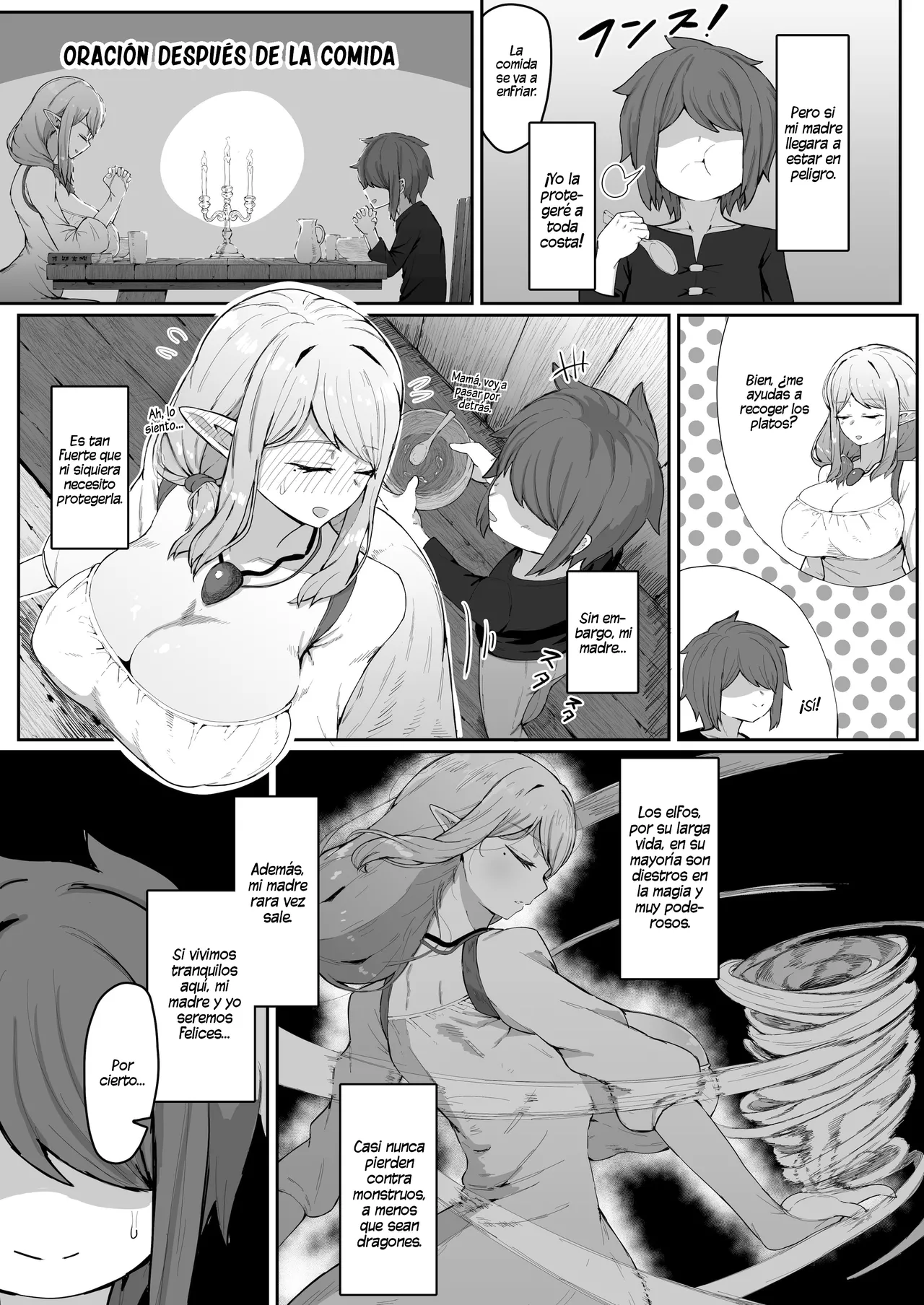Elf no Haha to Haramu made + Afterstory｜Hasta Dejar Embarazada a mi Madre Elfa + Afterstory page 10 full
