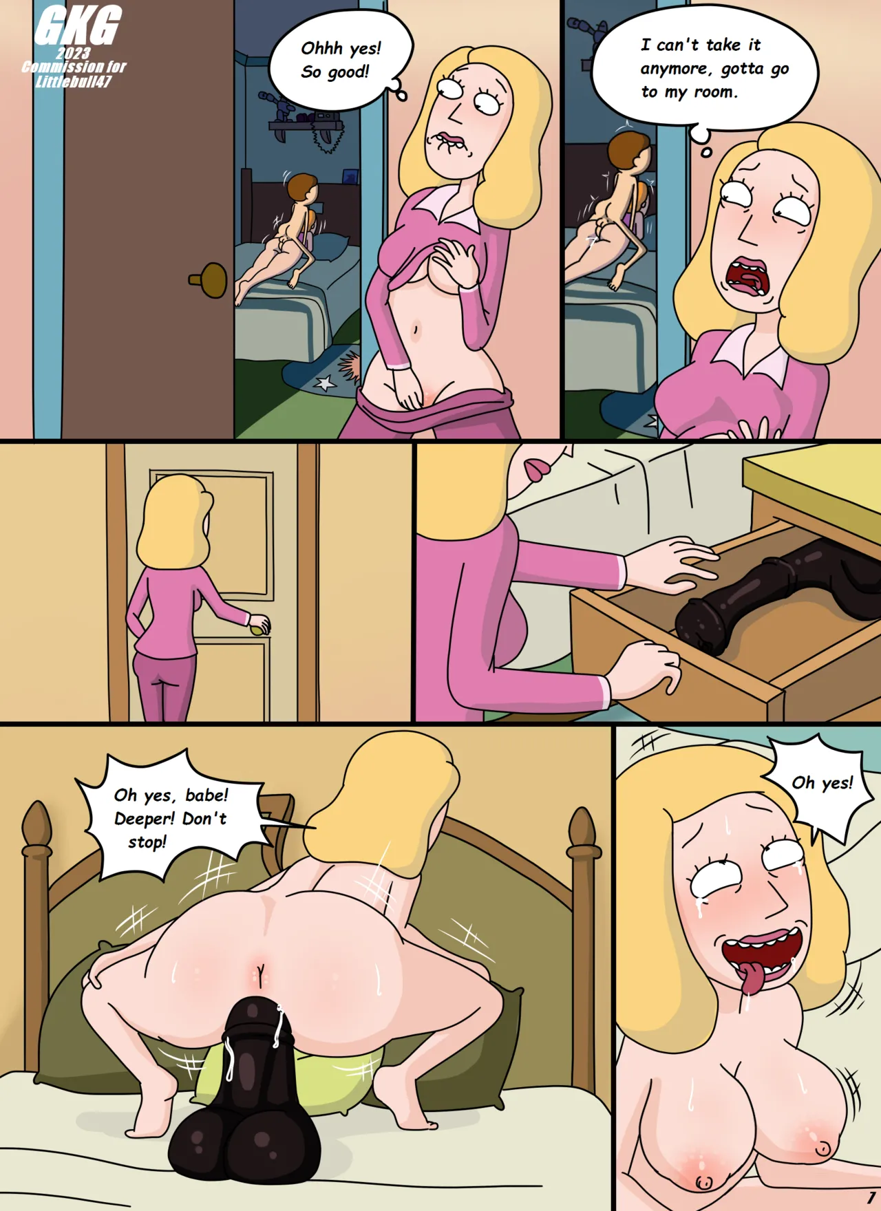 Rick &amp; Morty: Close Encounters of the Butt Kind 1-2 page 8 full