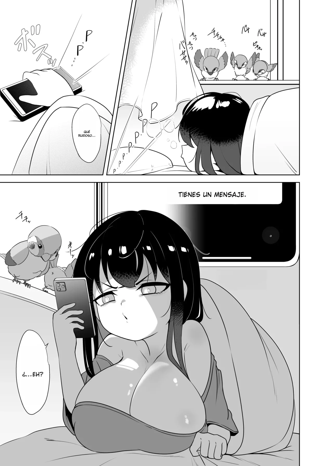 Yappa TS Downer jitome Kuma Koime Loli Kyonyuu shika Katan. Makuma｜Nada vence a una loli gótica con enormes pechos. Interludio page 2 full