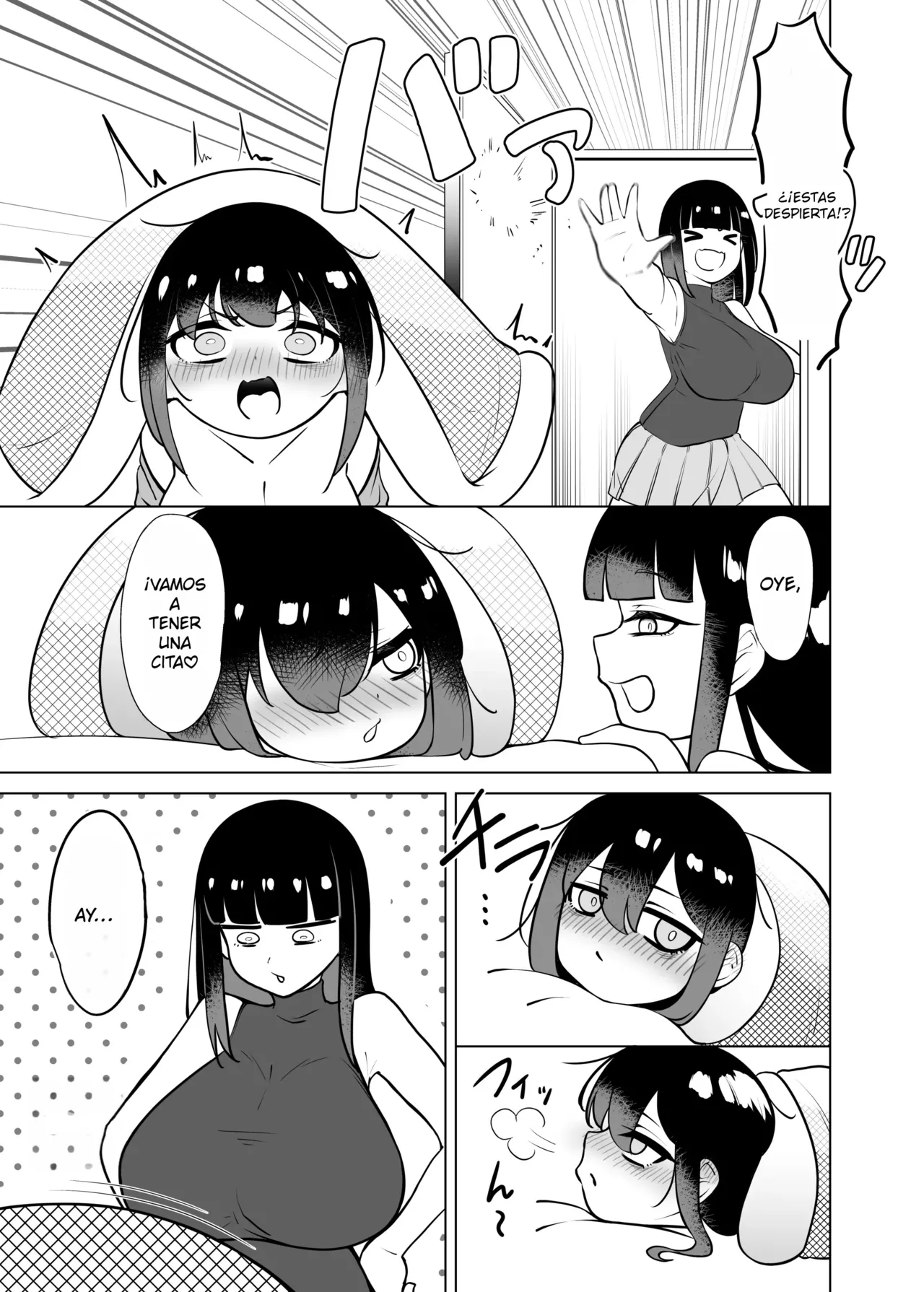 Yappa TS Downer jitome Kuma Koime Loli Kyonyuu shika Katan. Makuma｜Nada vence a una loli gótica con enormes pechos. Interludio page 6 full