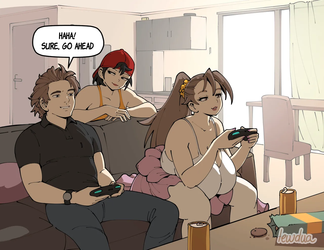 David and Natasha Flirting page 10 full