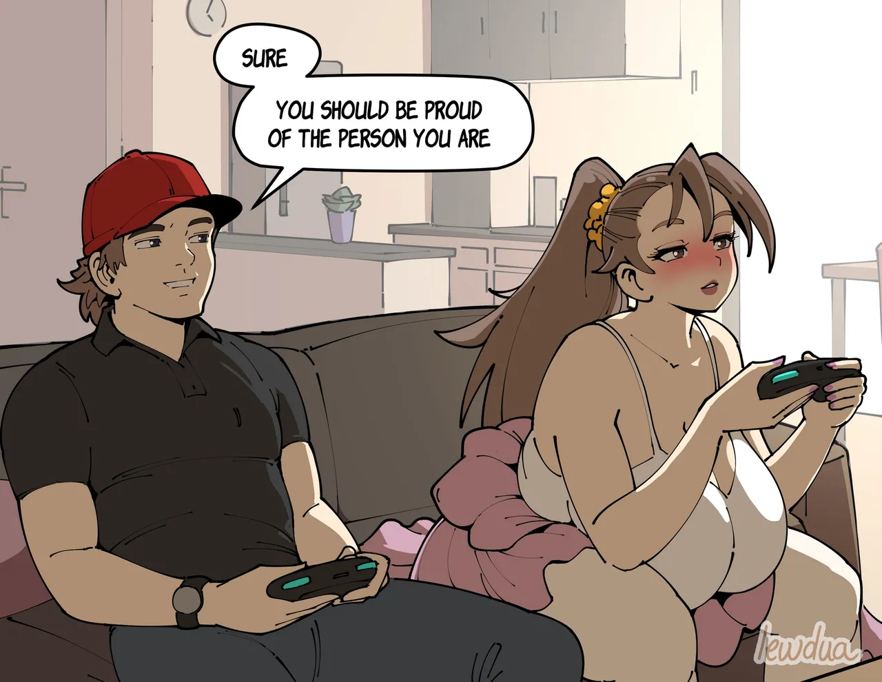 David and Natasha Flirting page 2 full