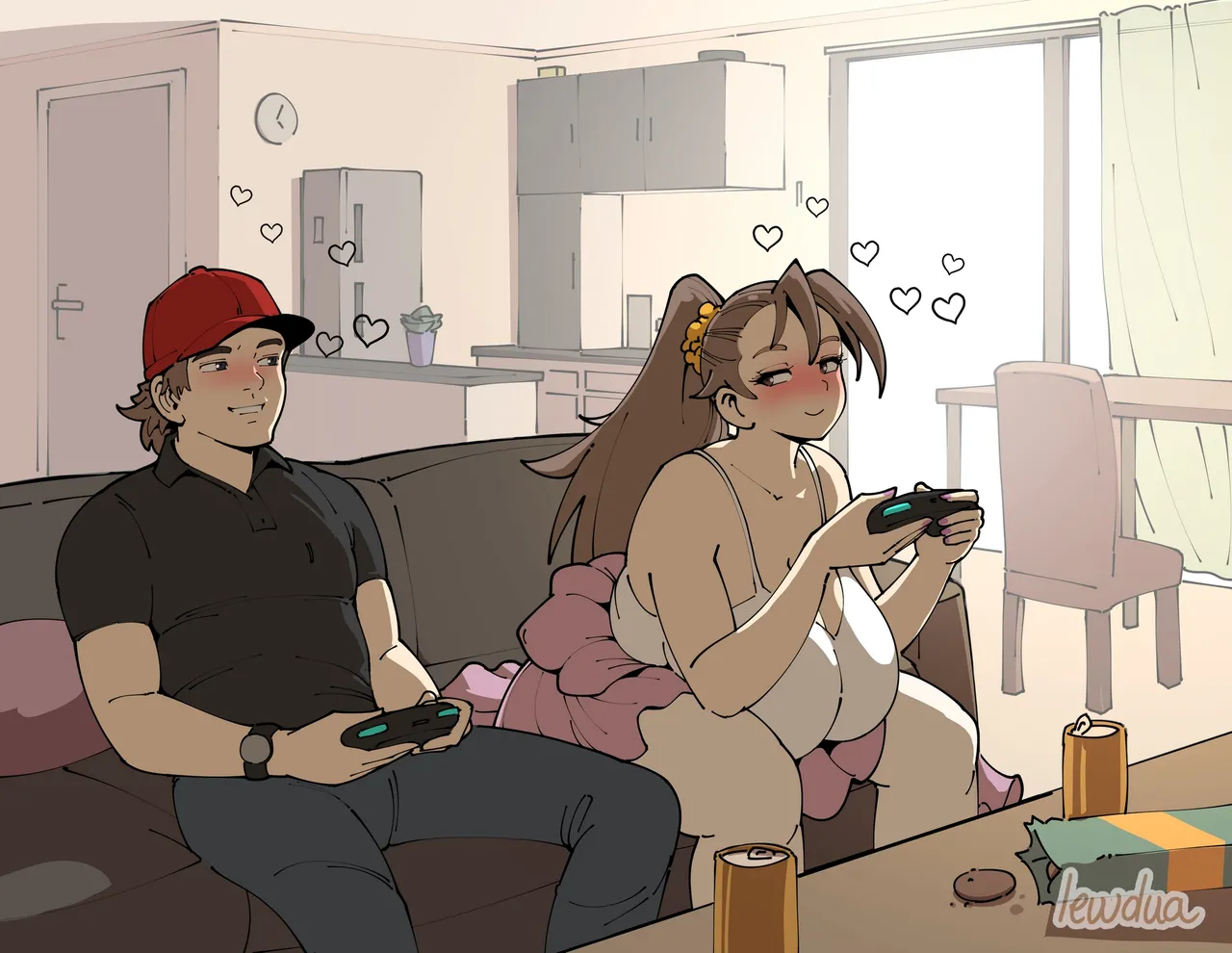 David and Natasha Flirting page 4 full