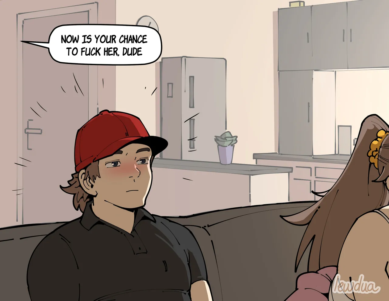 David and Natasha Flirting page 5 full