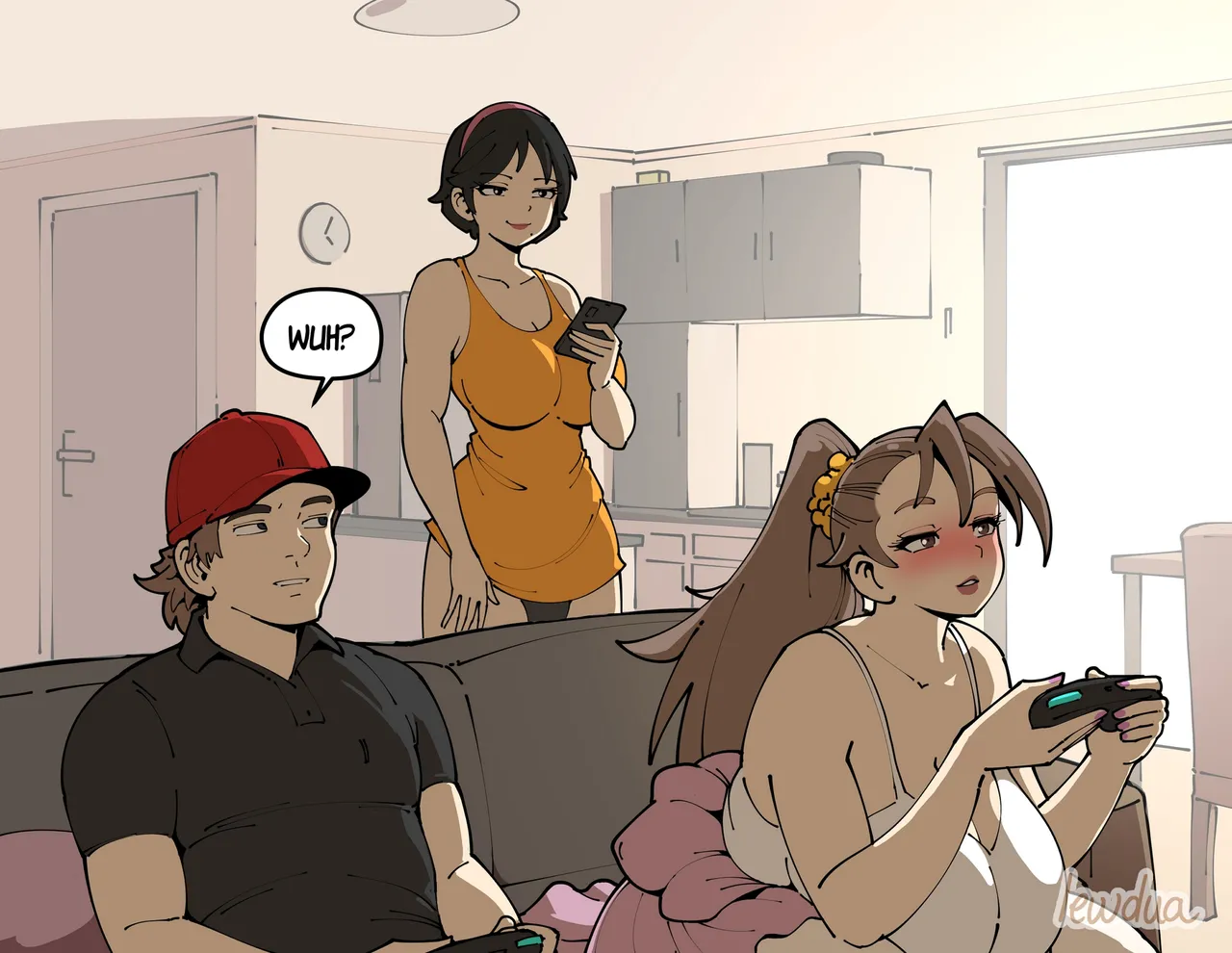 David and Natasha Flirting page 6 full