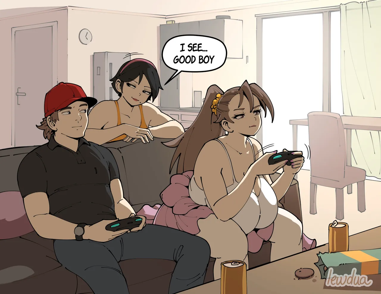 David and Natasha Flirting page 8 full