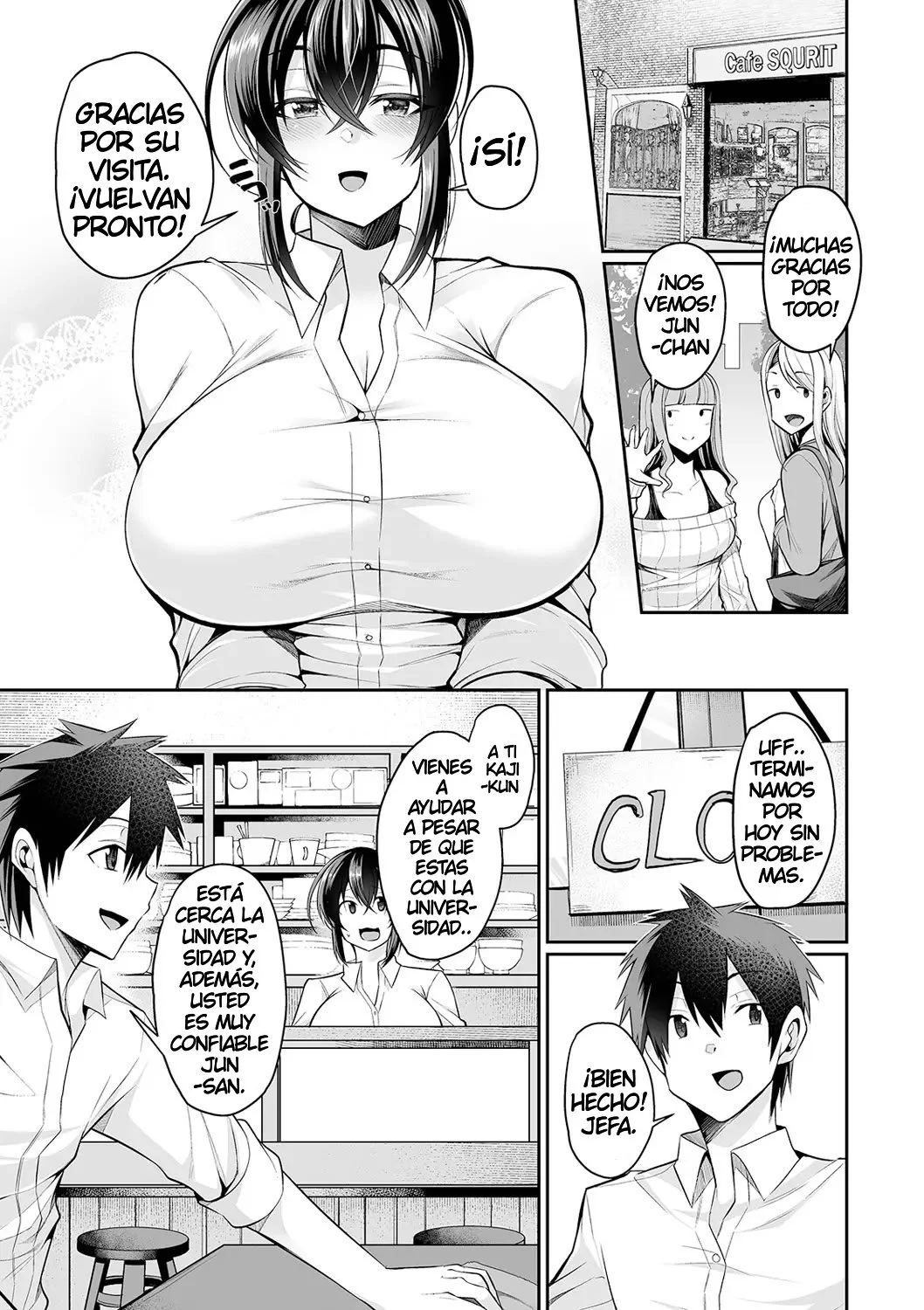 Bakunyuu Zuma no Midashinami｜Los Juegos Lascivos de Mi Esposa Tetona page 7 full