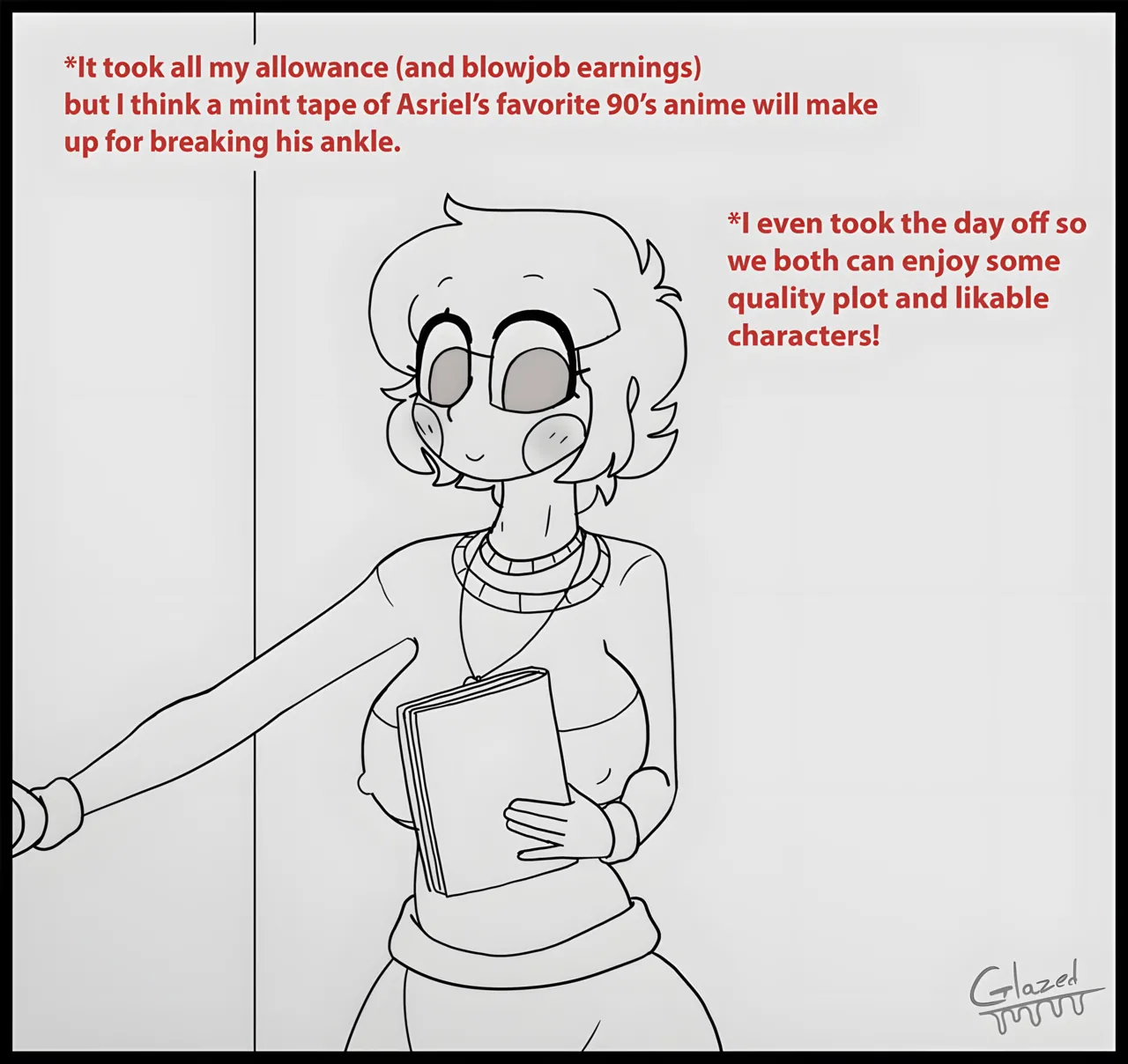 Asriel and Chara home alone page 2 full