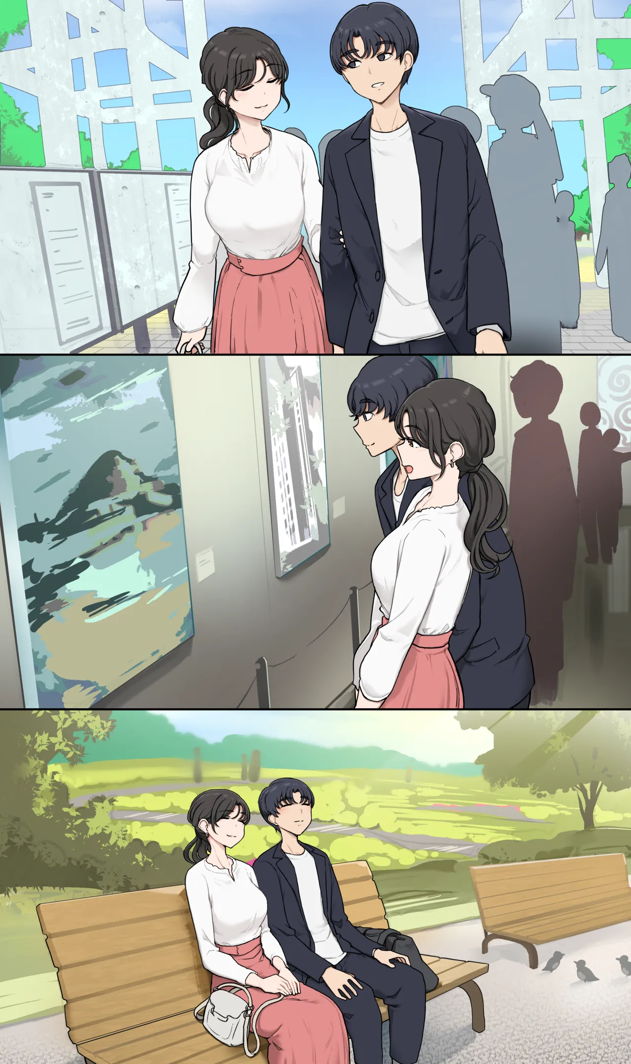 O gyoginoii mattari deto o shita nochi ni gattsuki musabori ai honno kobi page 1 full