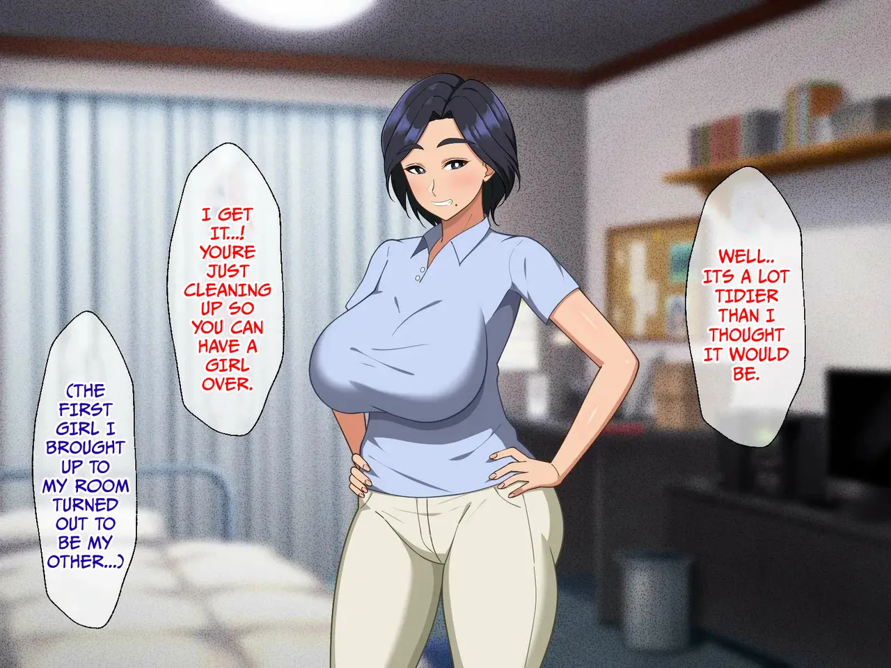 A story about a mother who succumbs to her son's power and becomes his wife. page 9 full