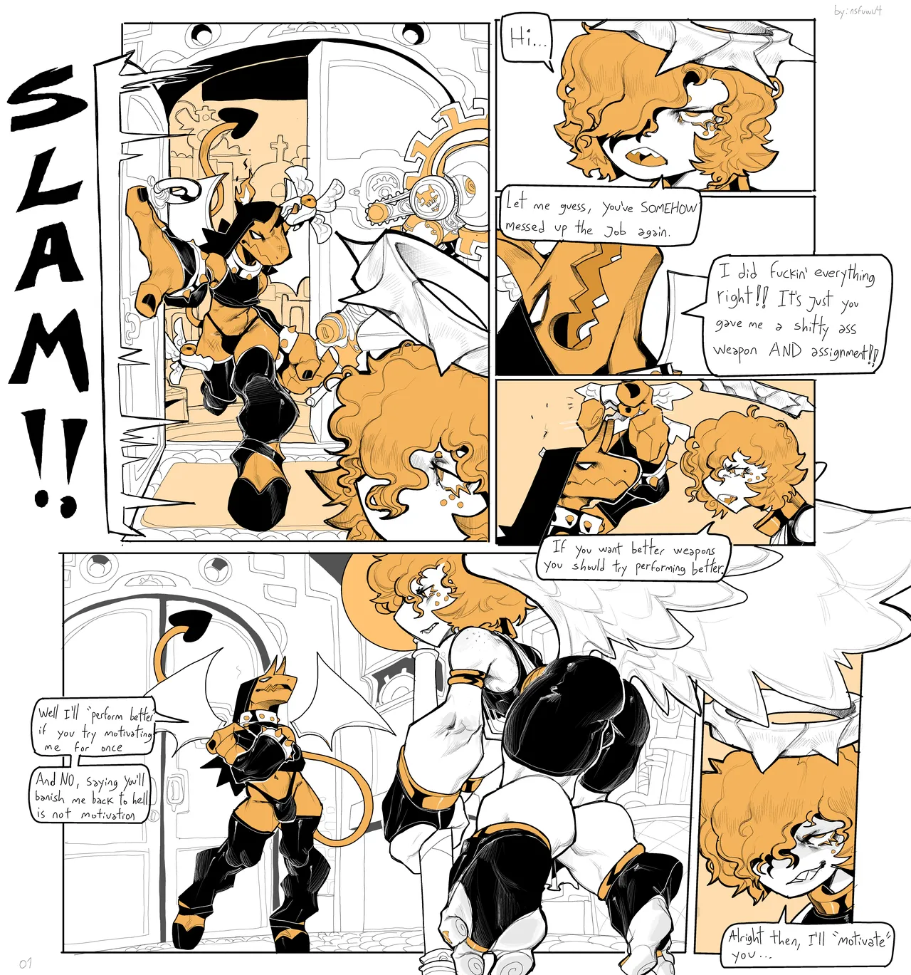 Demon x Angel page 1 full
