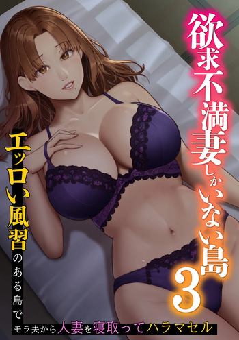 Yokkyuu Fuman Zuma shika Inai Shima 3 ~ Erroi Fuushuu no Aru Shima de Morafuo kara Hitozuma o Netotte Haramaseru~ cover