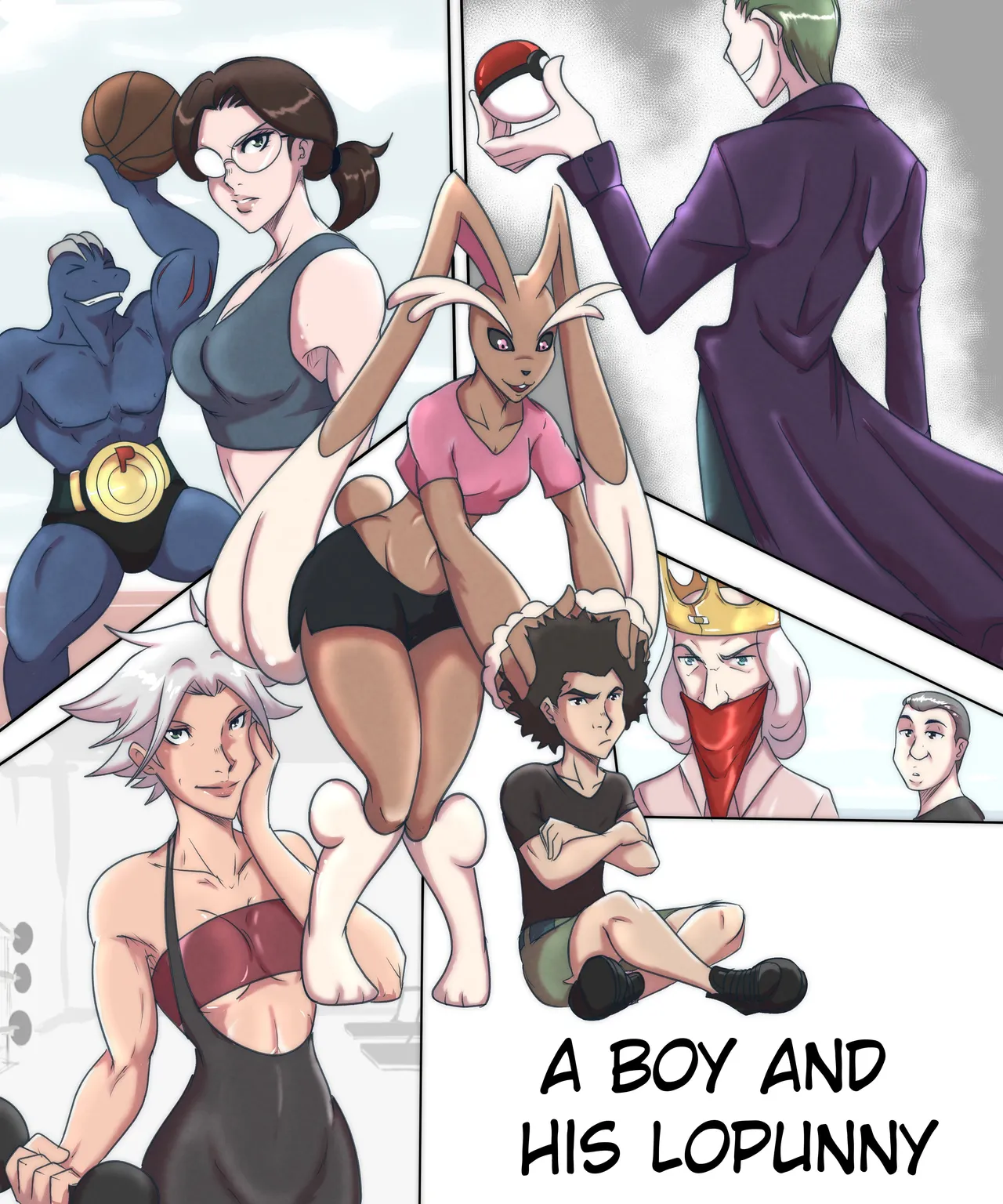 Pokemon Scarlet and Violet - A Boy and his Lopunny page 1 full