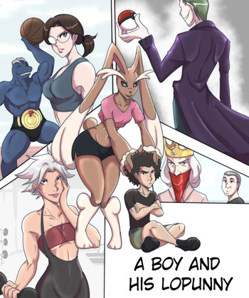 Pokemon Scarlet and Violet - A Boy and his Lopunny cover