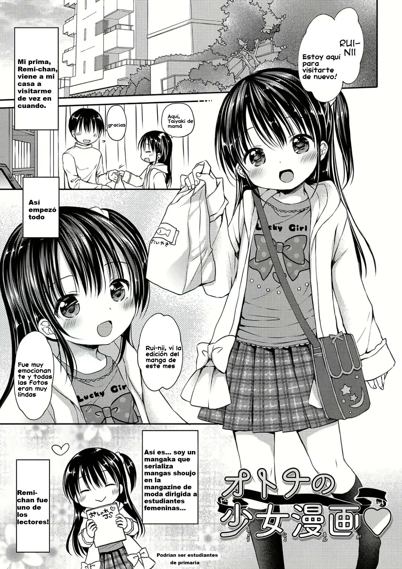 Otona no Shoujo Manga｜Mi Prima Pervertida page 1 full